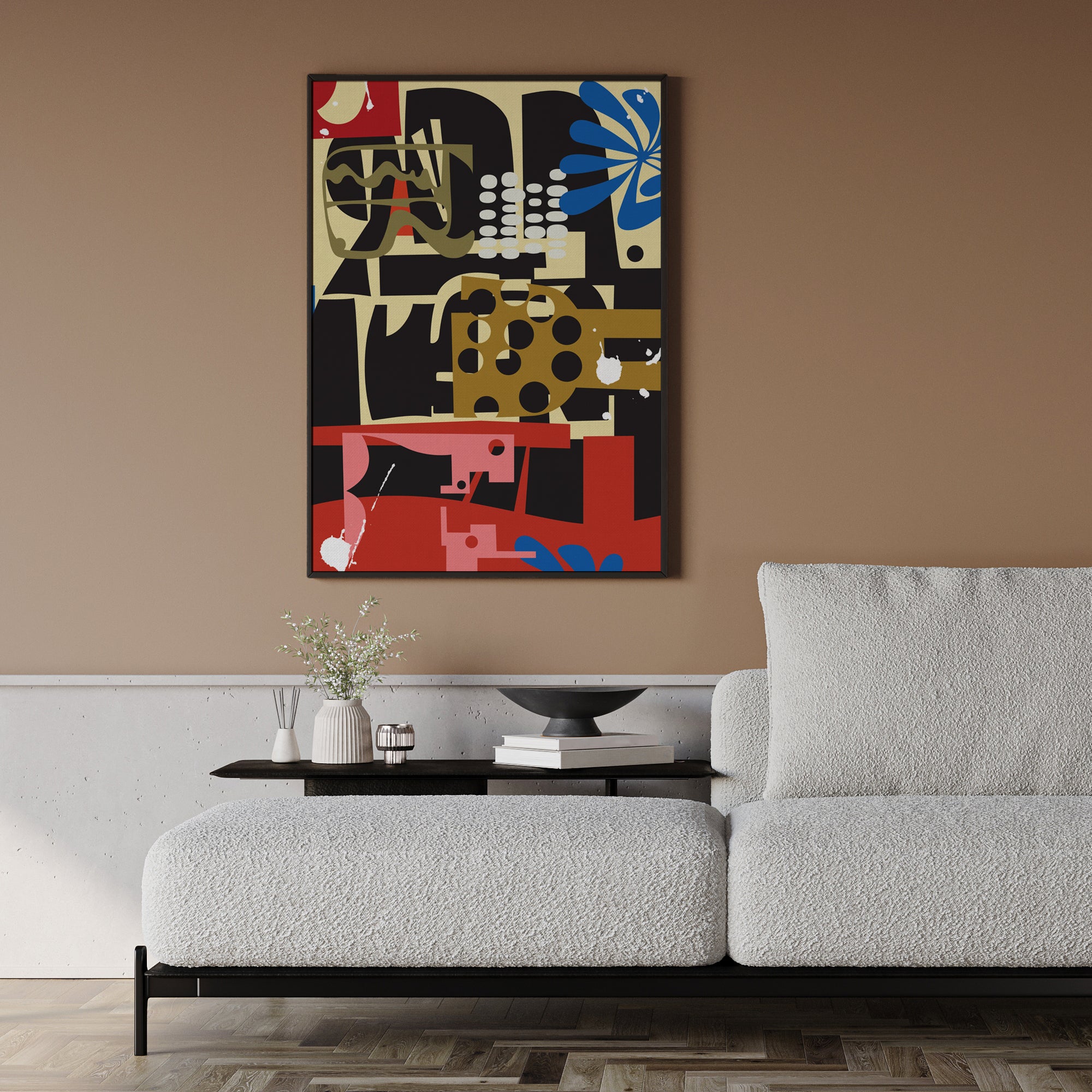 Syntax of Shapes Wall Art Canvas Painting