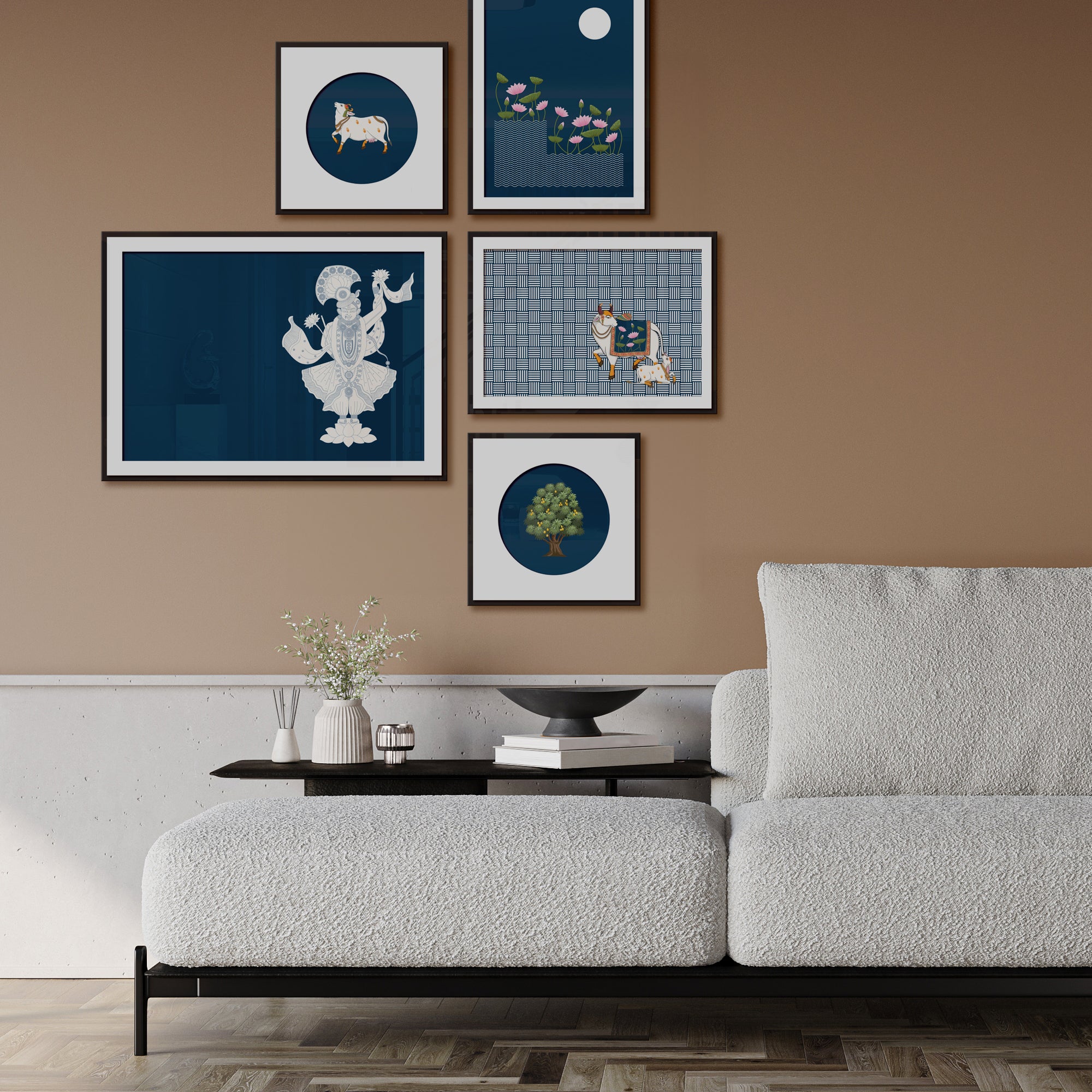 Timeless Pichwai - set of 5