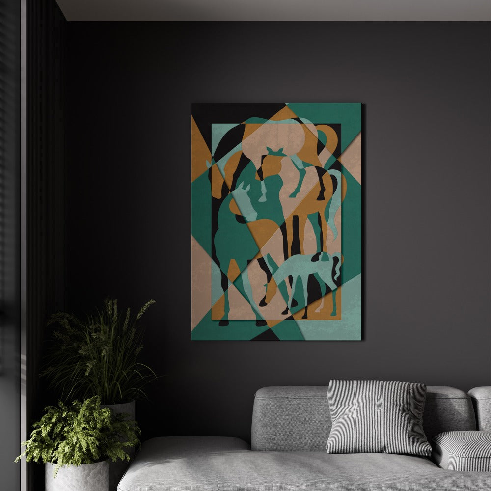 Cubic Layered Horses