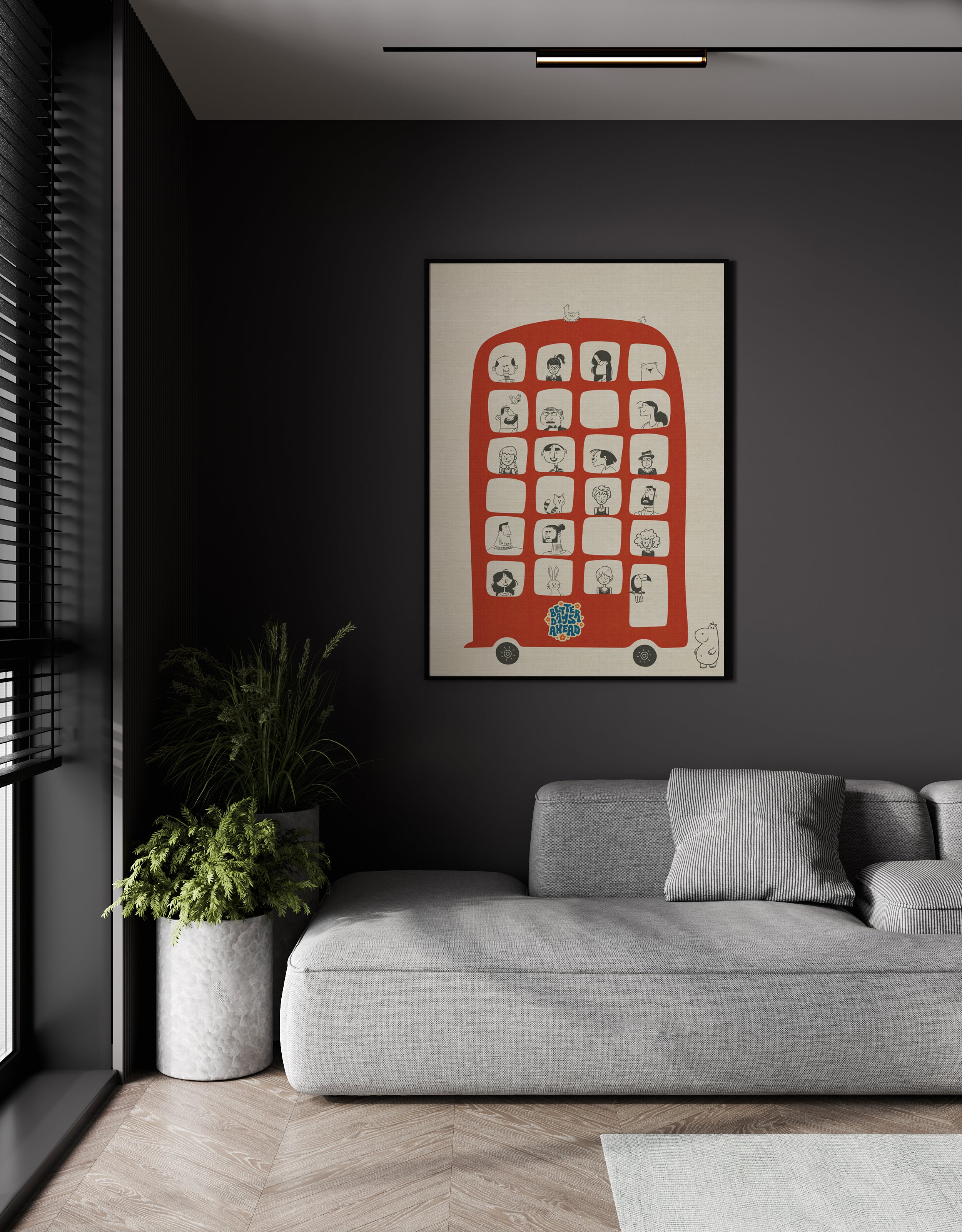 The Red Ride Chronicles Wall Art Canvas Painting