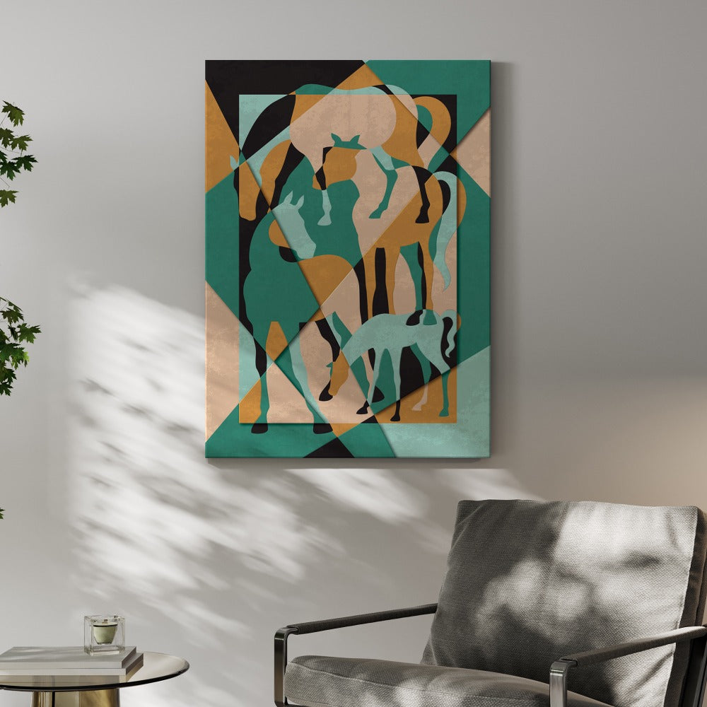 Cubic Layered Horses