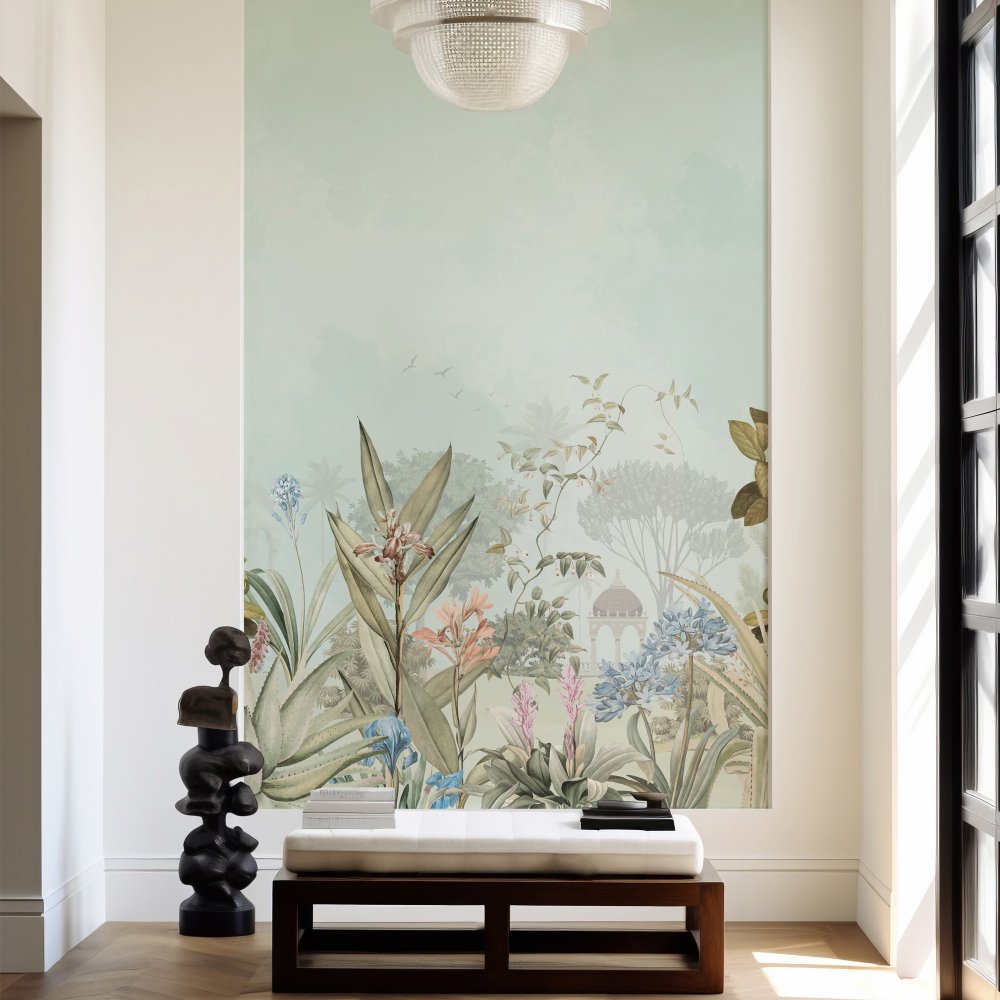 Pastel Paradise Abstract Wallpaper for bedroom