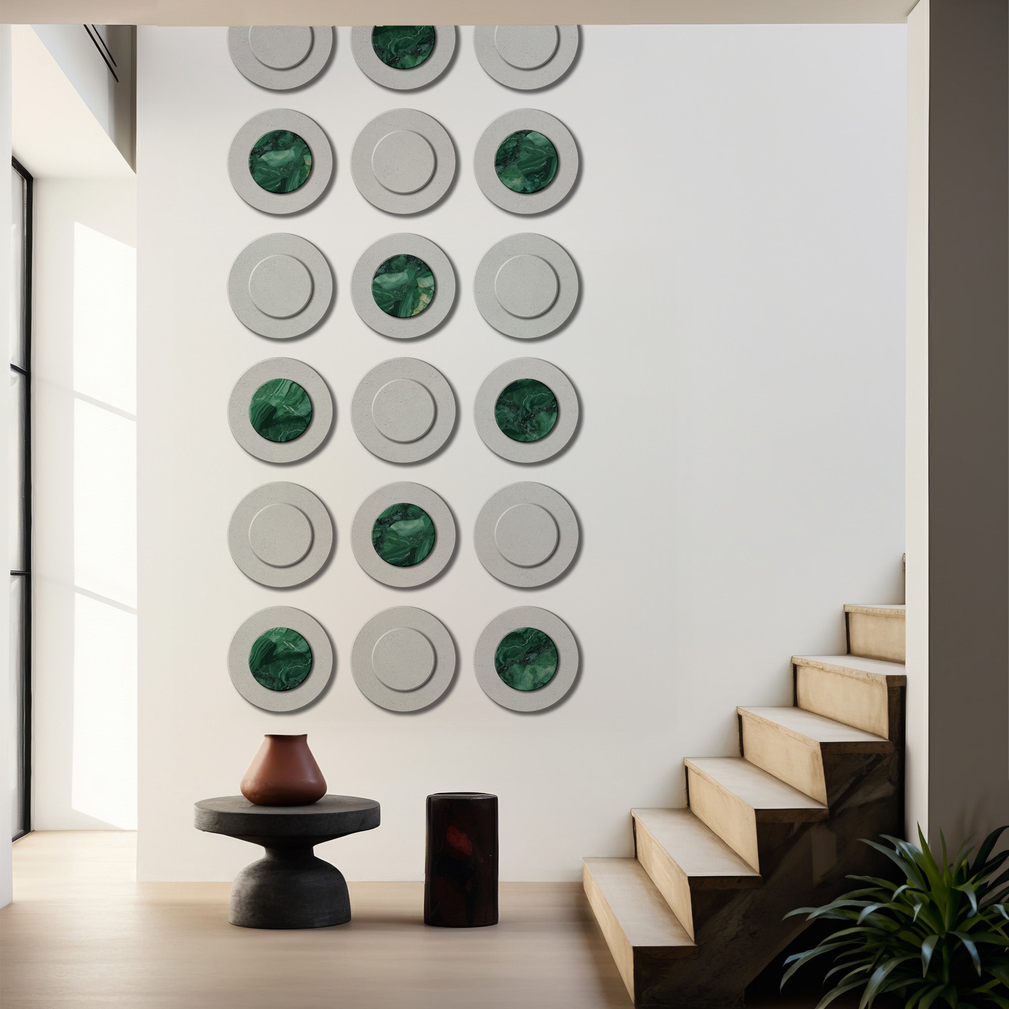 Gleaming Green for long wall