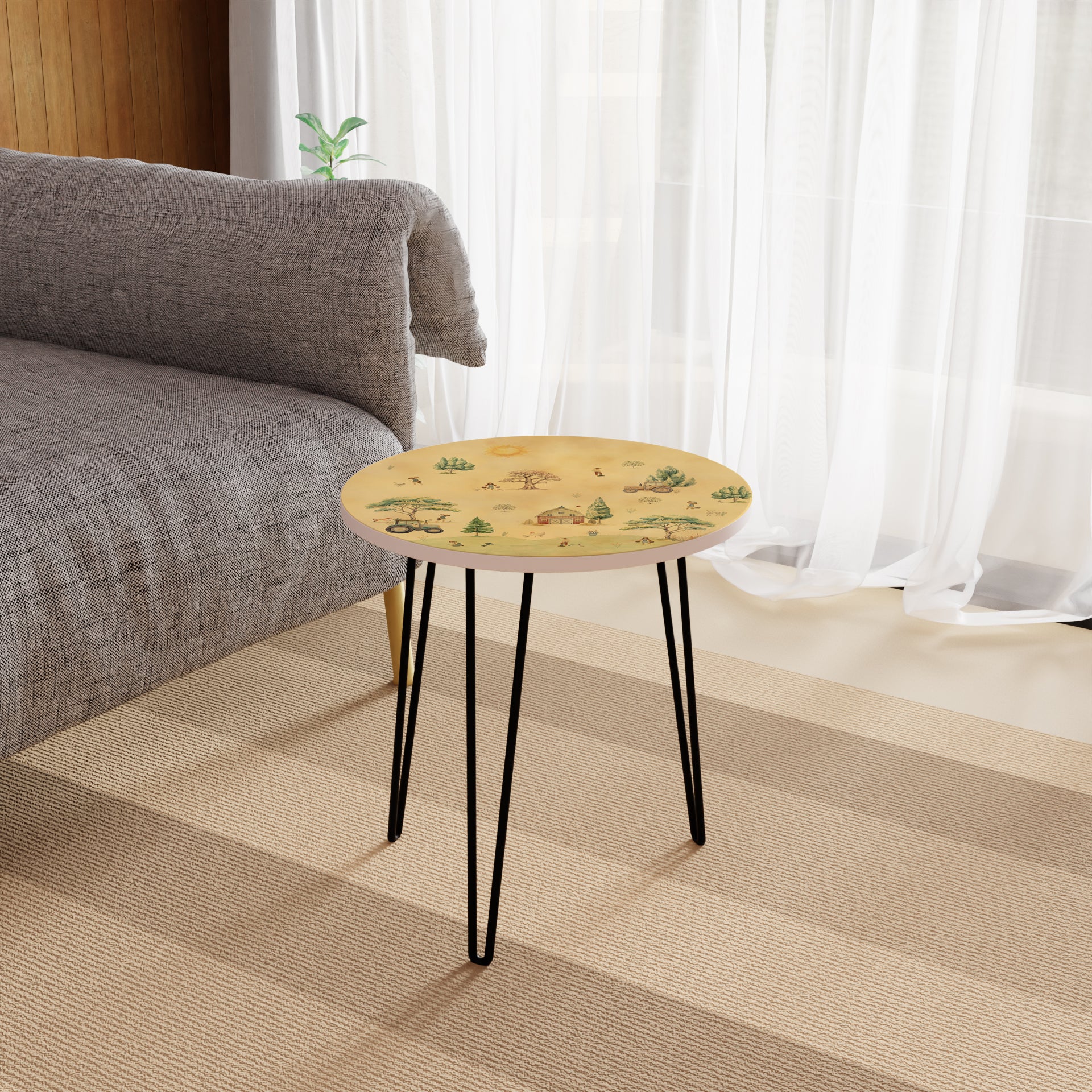 Sunlit Village Scenes Table