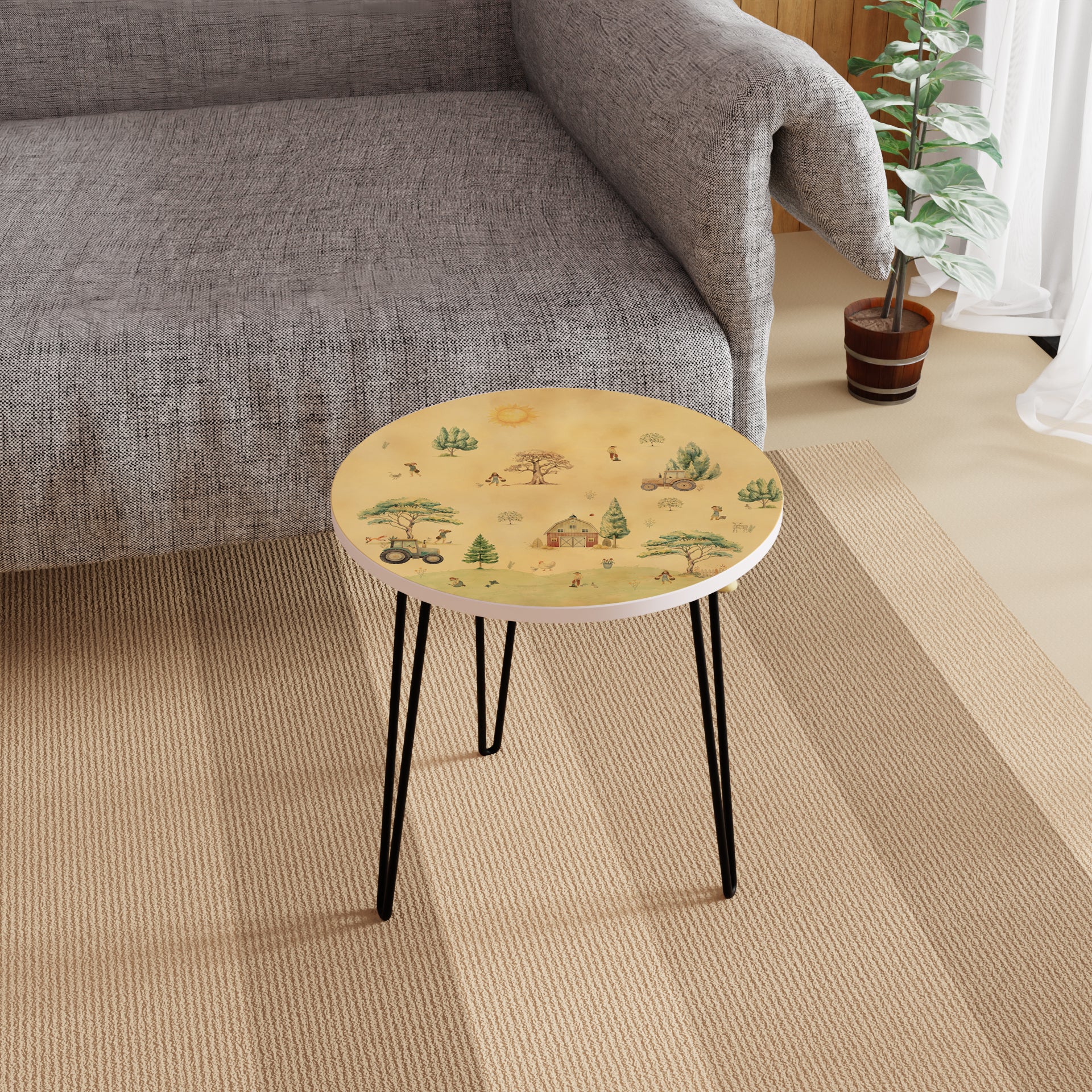 Sunlit Village Scenes Table