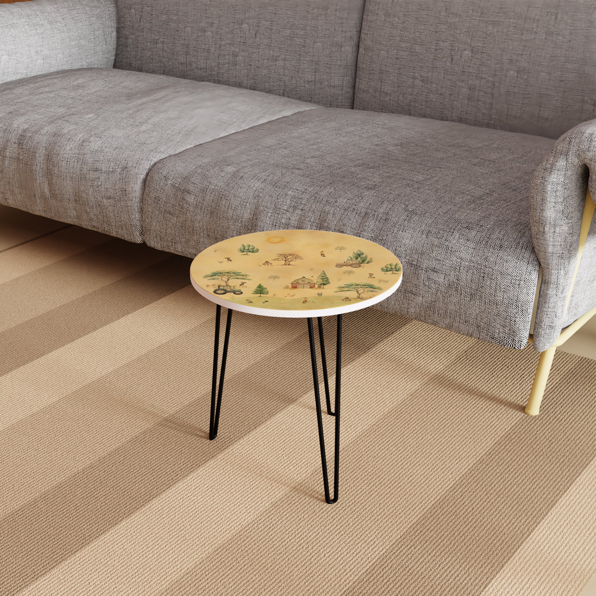 Sunlit Village Scenes Table