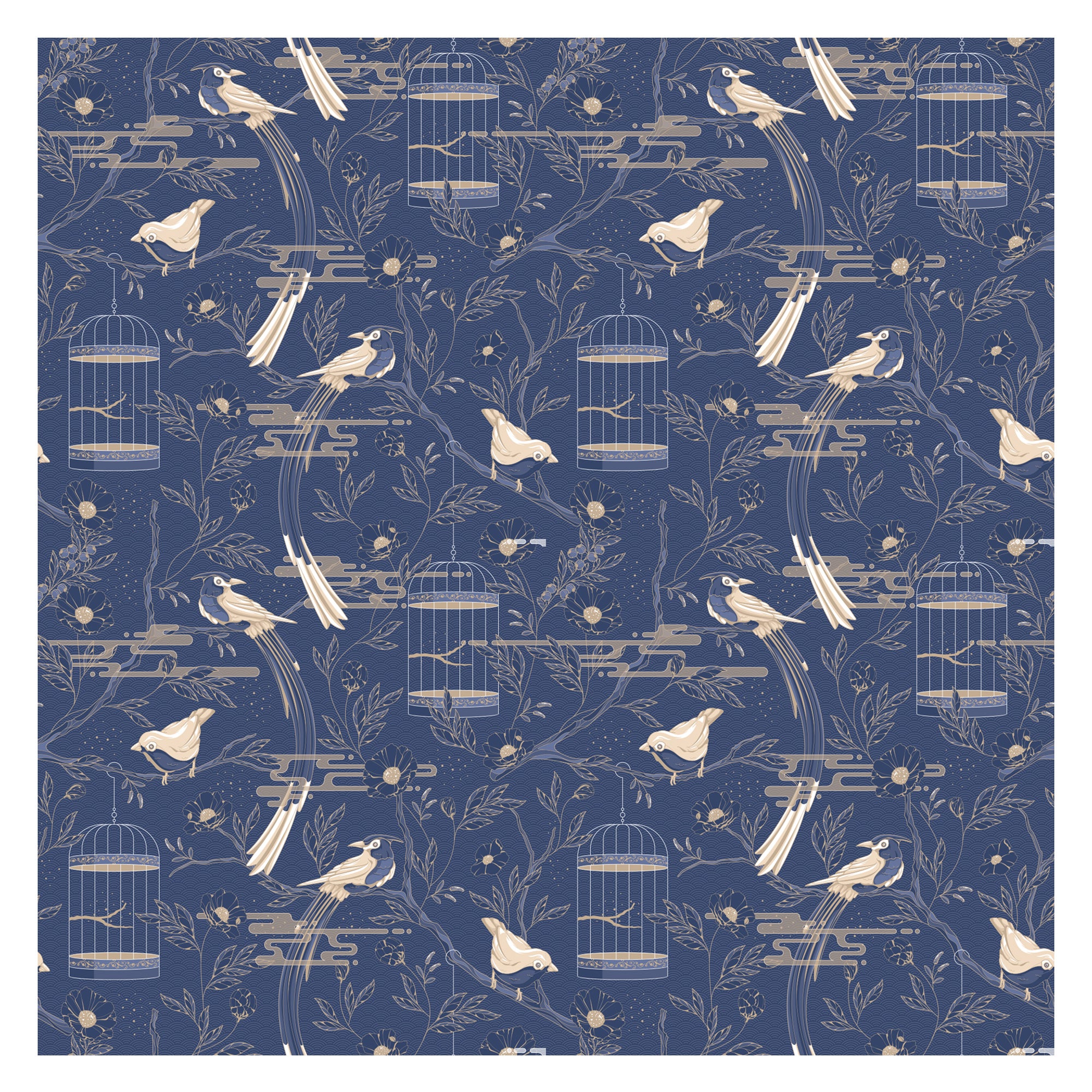 English Garden - Blue