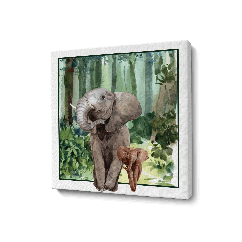 Mother Elephant and calf