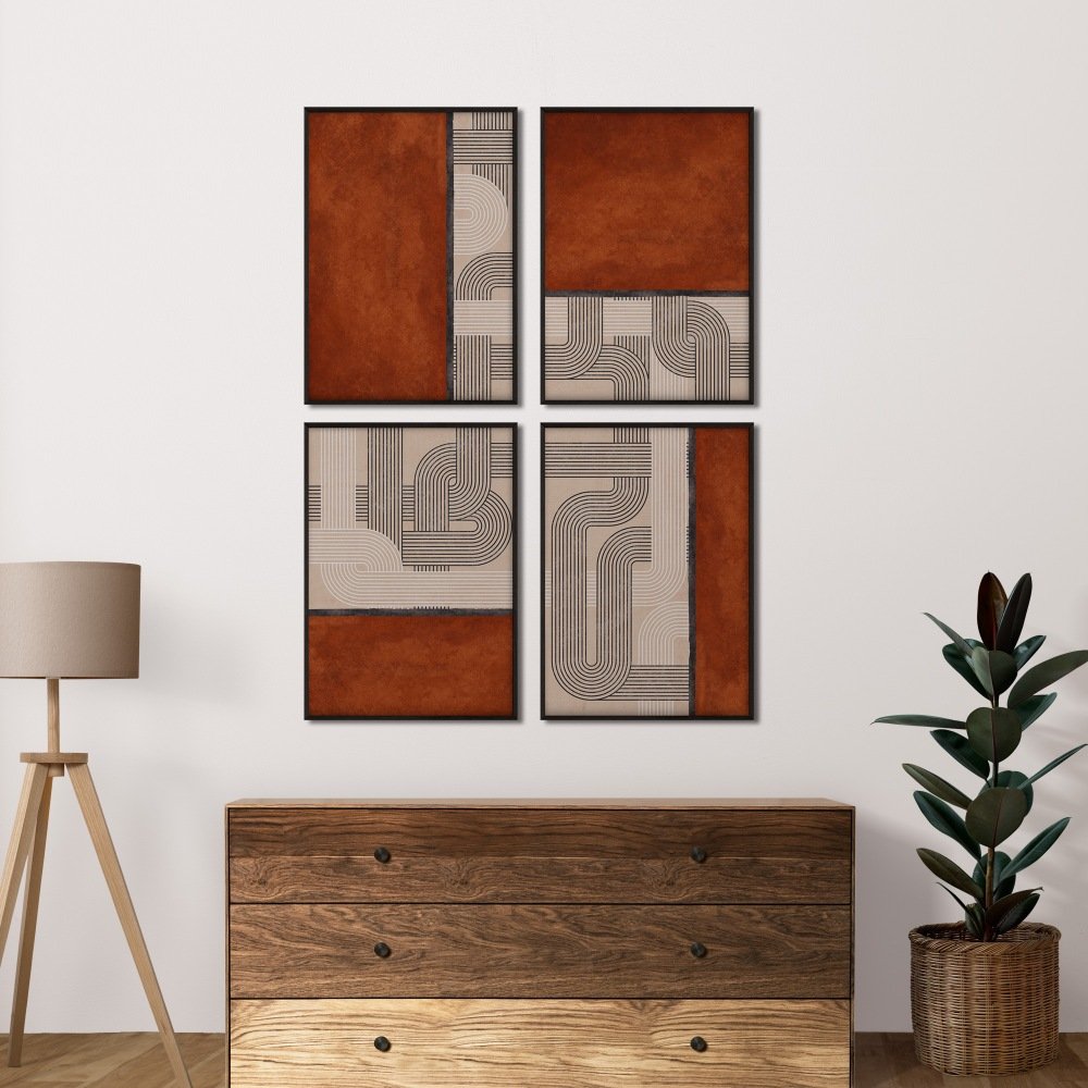 Connecting Lines - Set of 4