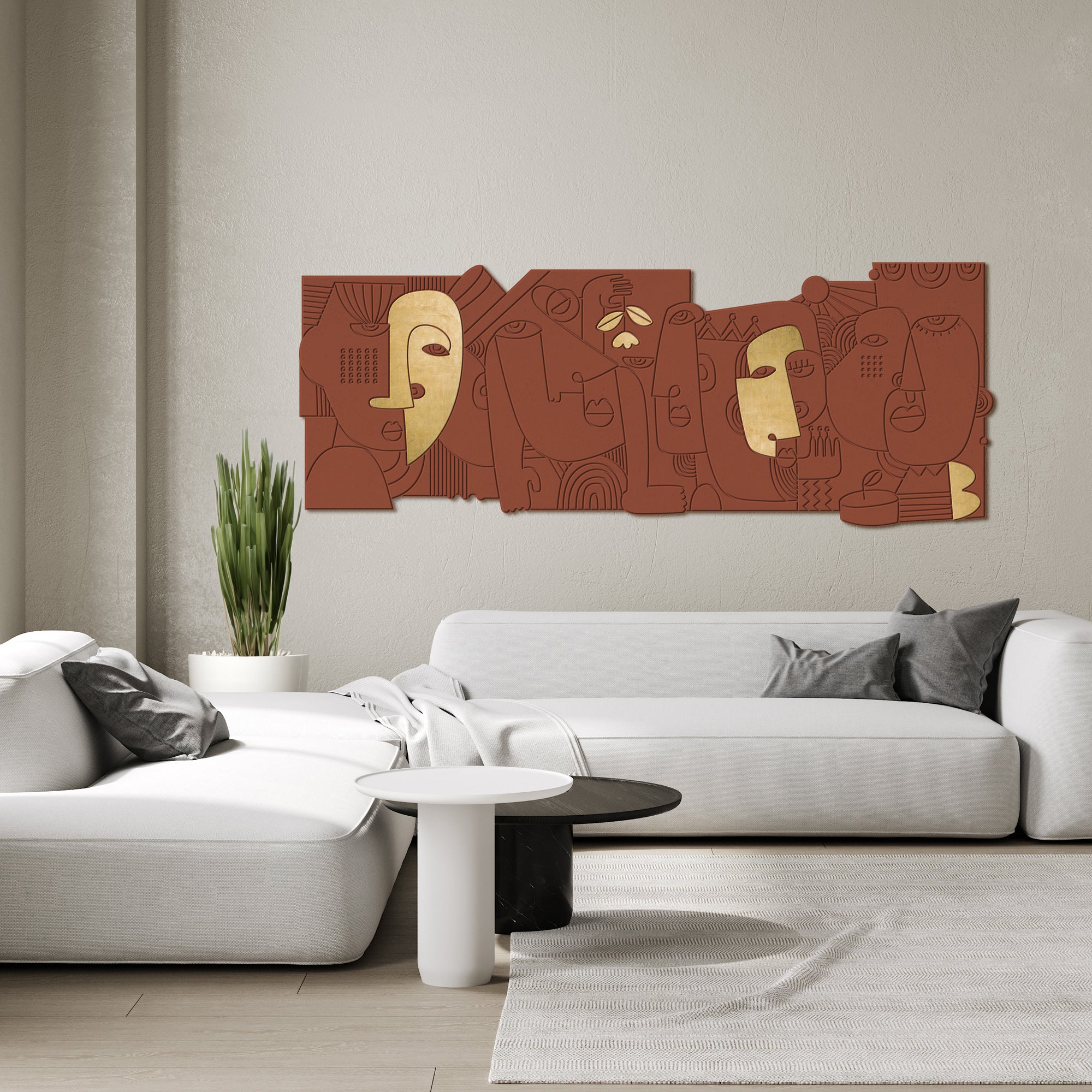 Combined faces -In  Same Surface