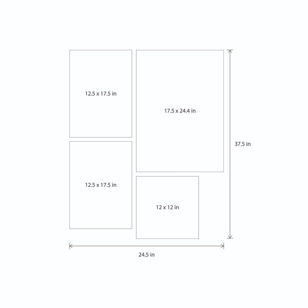 The Junglee Mosic - set of 4