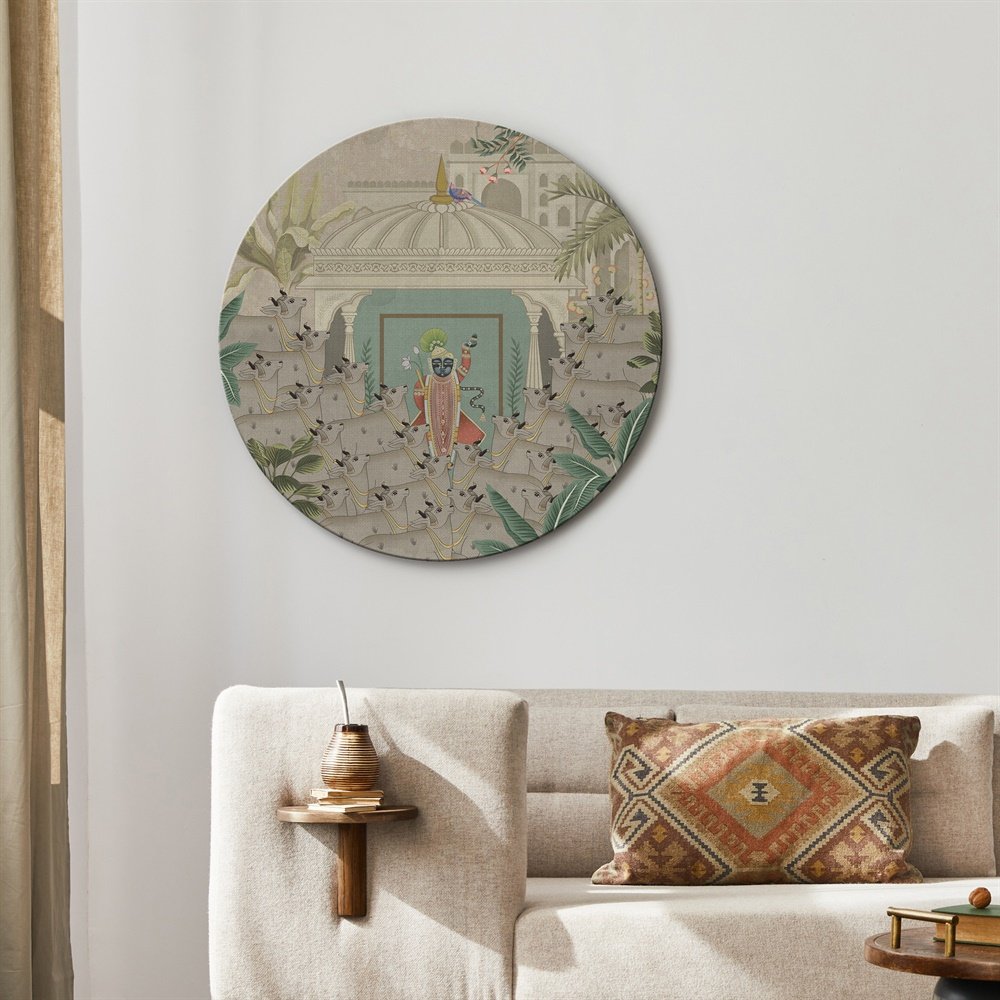 Pichwai - Vintage Round