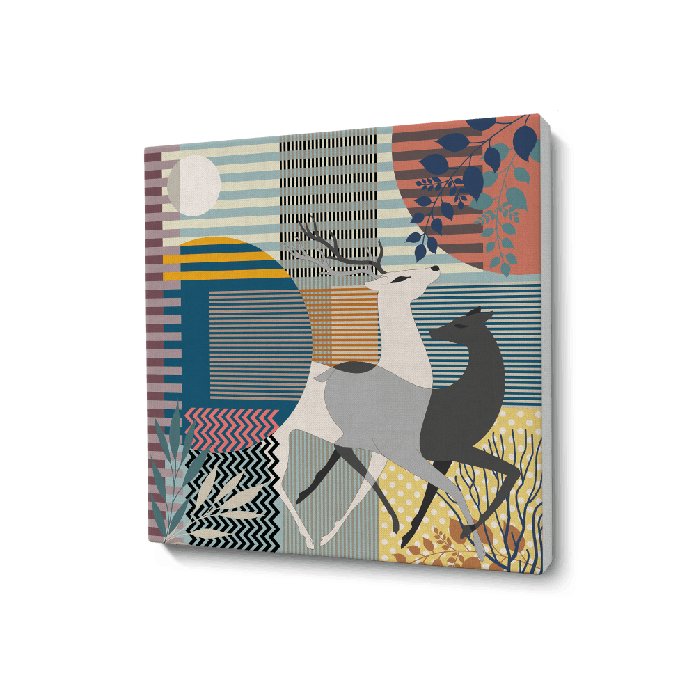 Deer in Colour World