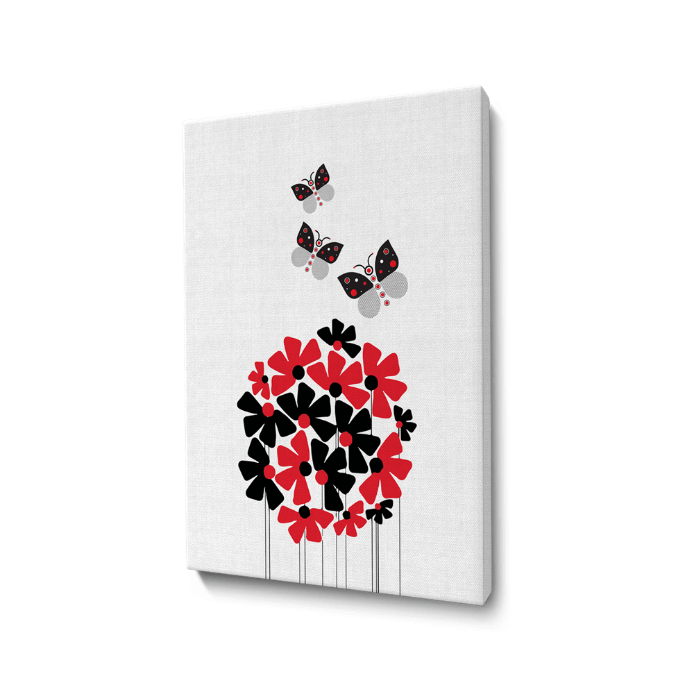 Butterfly Amidst Blooms