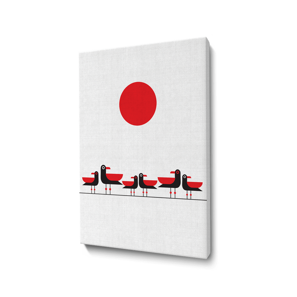 Birds Soaring into Dusk