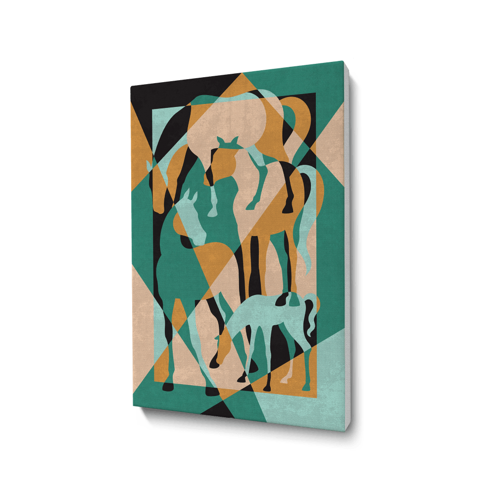 Warm and Cool colours in Picasso Style