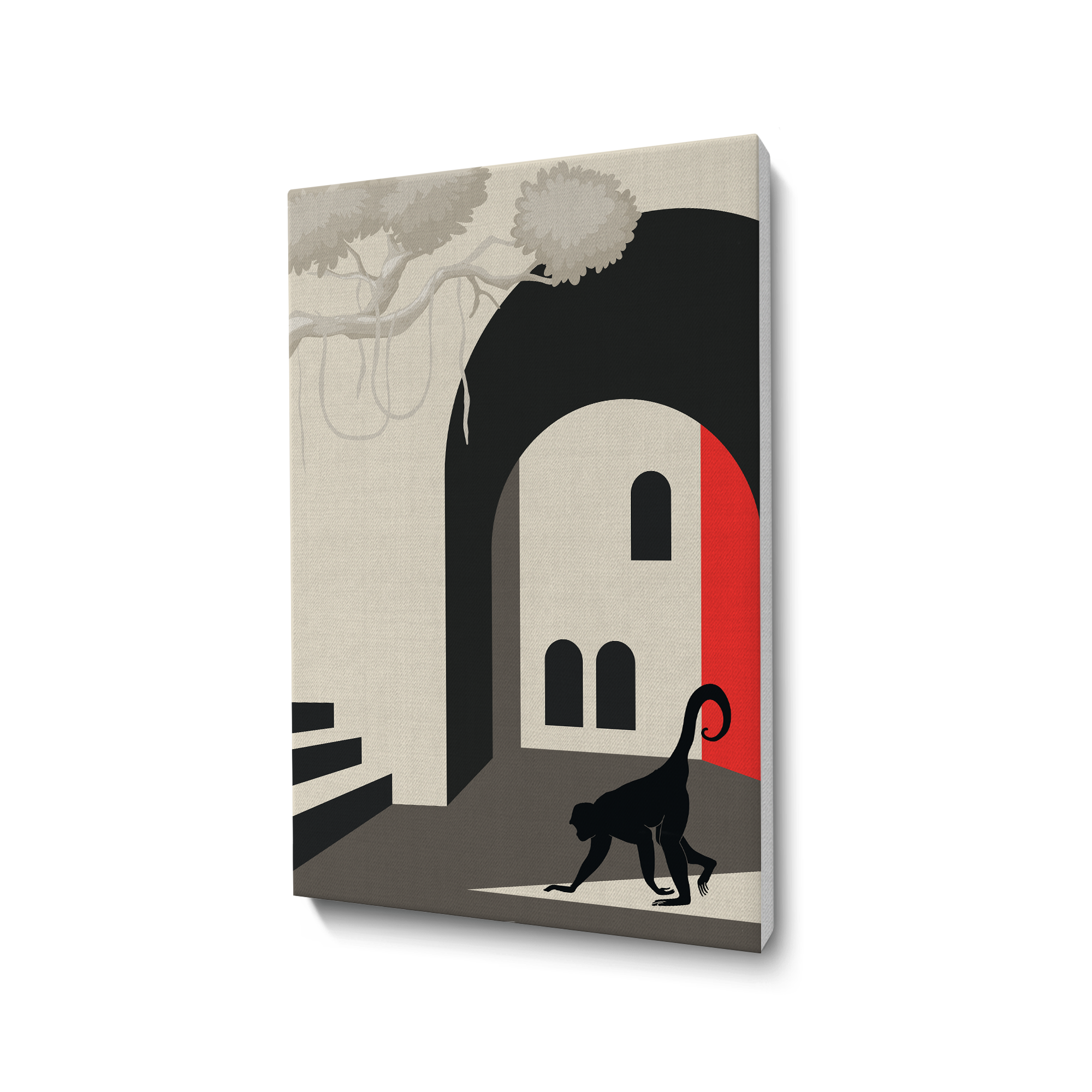 Silent Courtyard Wanderer