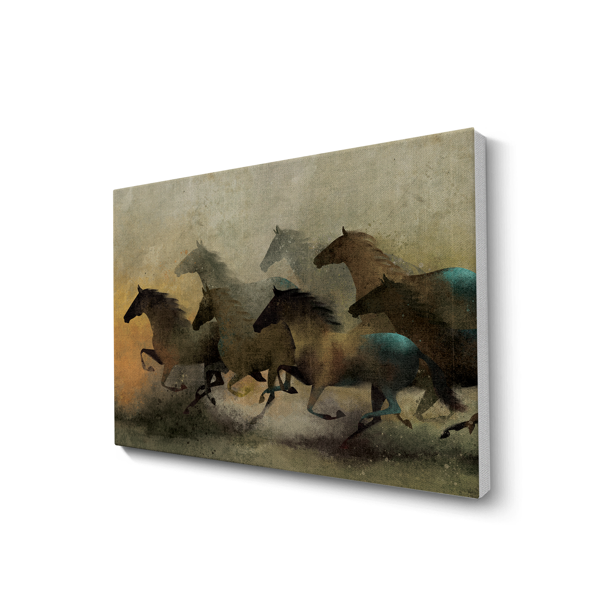 The 7 Horses Wall Art