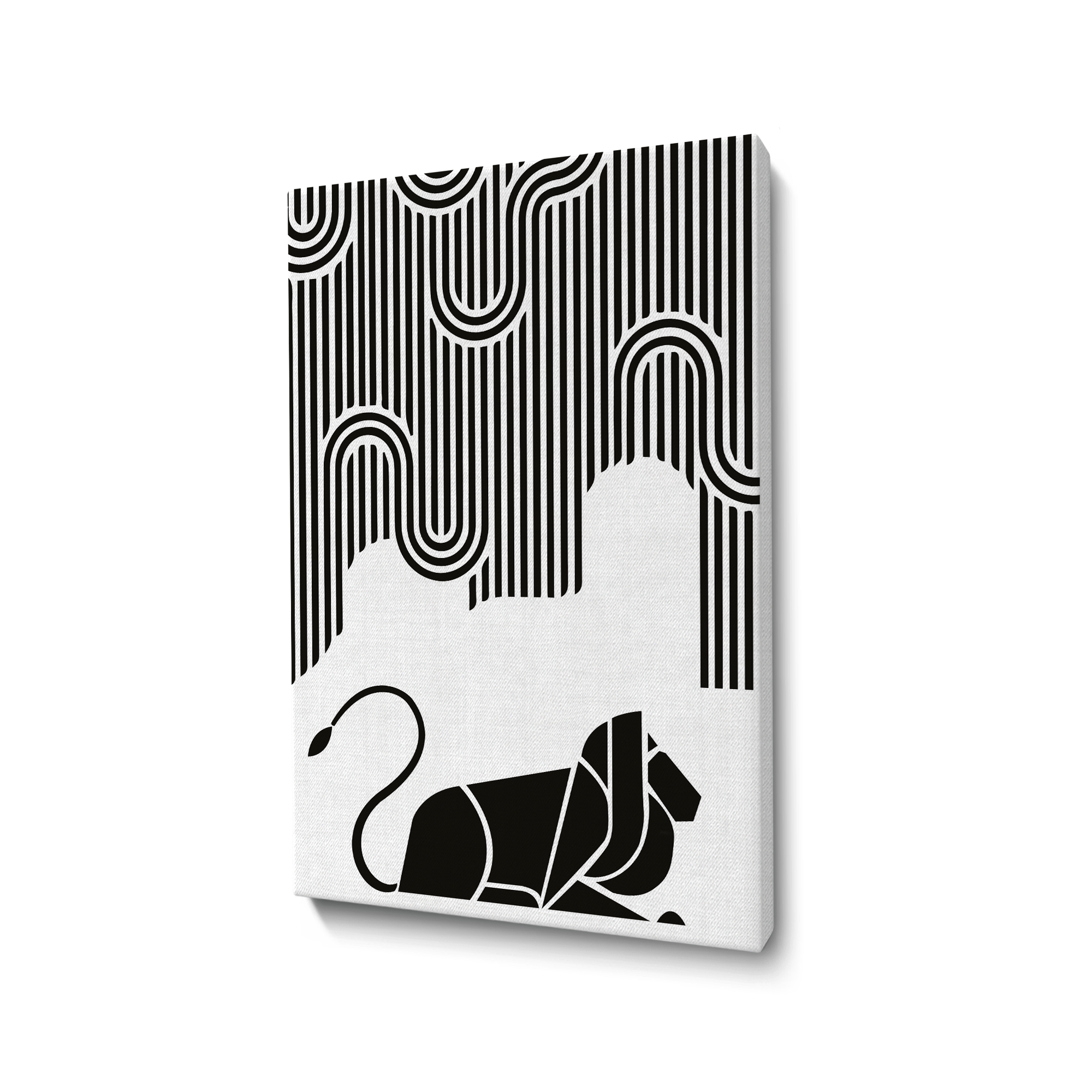 A Region of Activity Lion Wall Art