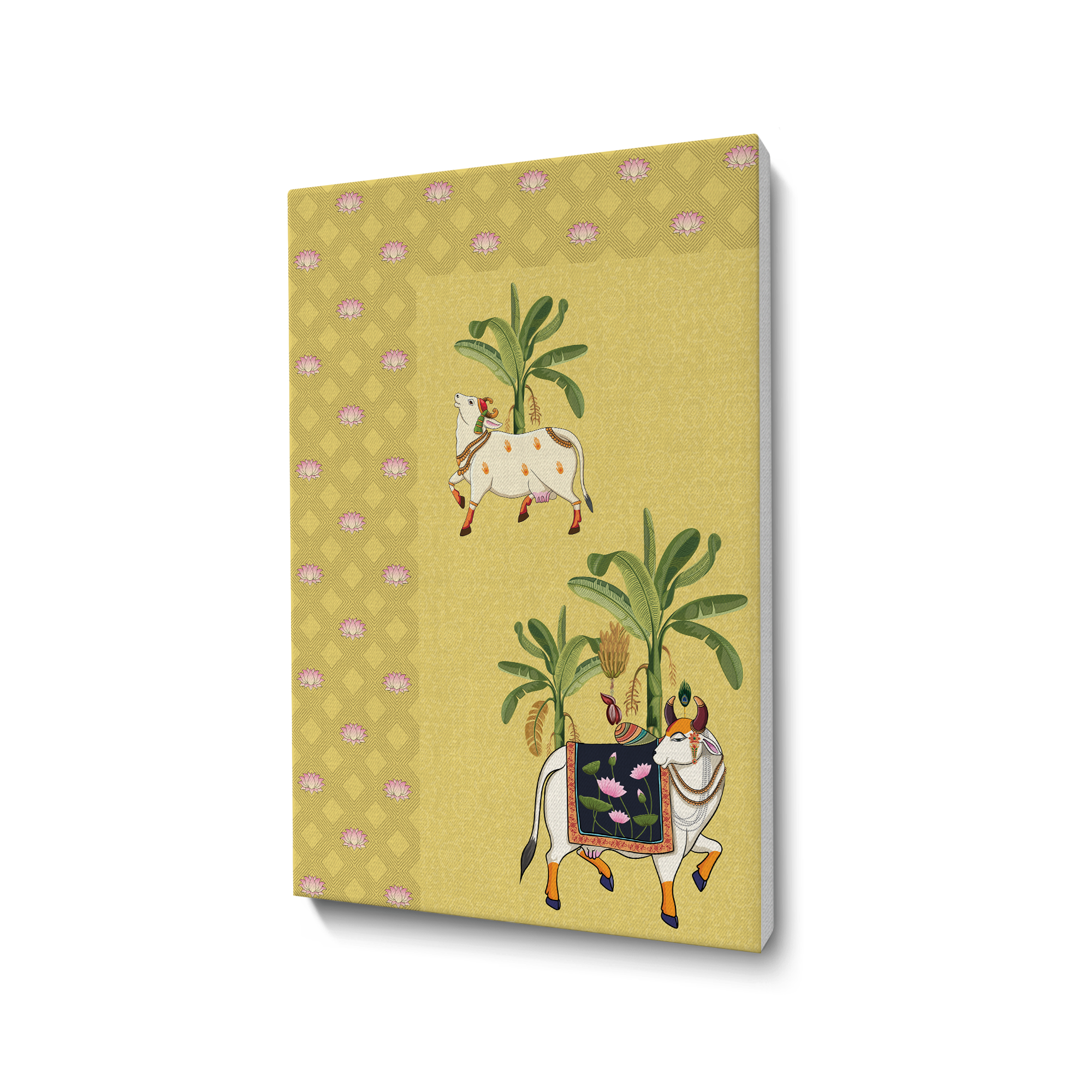 Whispers of Vrindavan Wall Art Canvas Painting