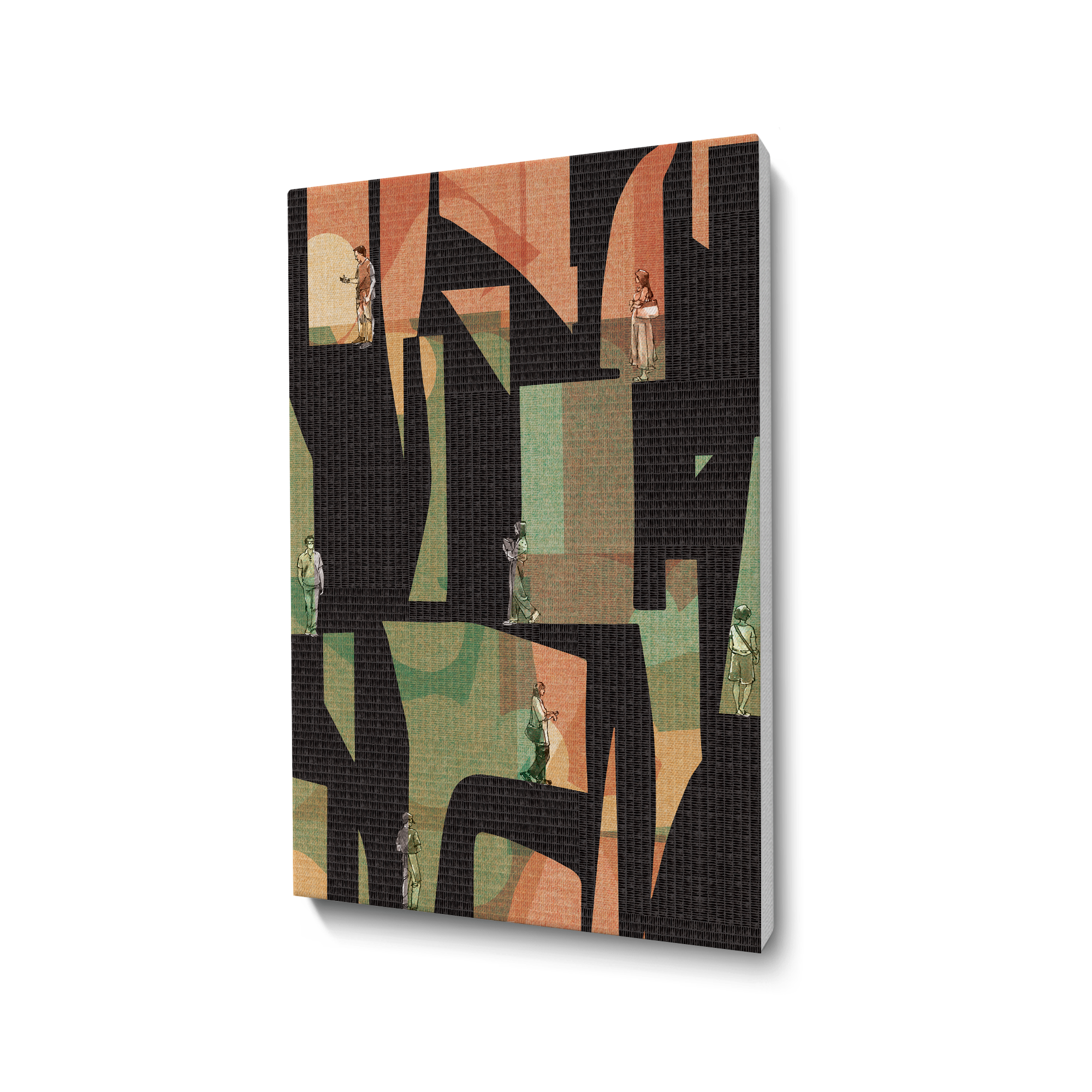 Samayantaral Wall Art Canvas Painting