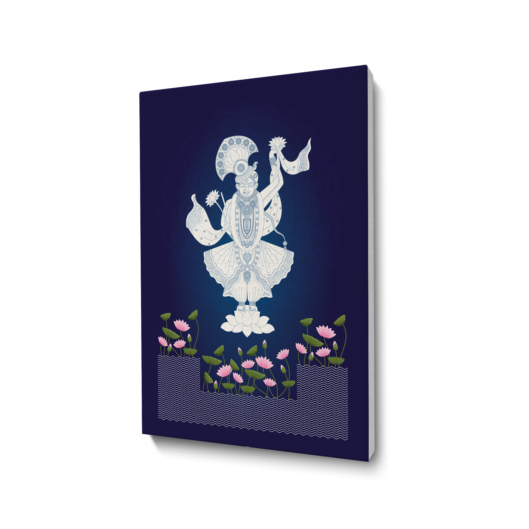 Pichwai Art - Eternal Grace, Wall Art Canvas Painting