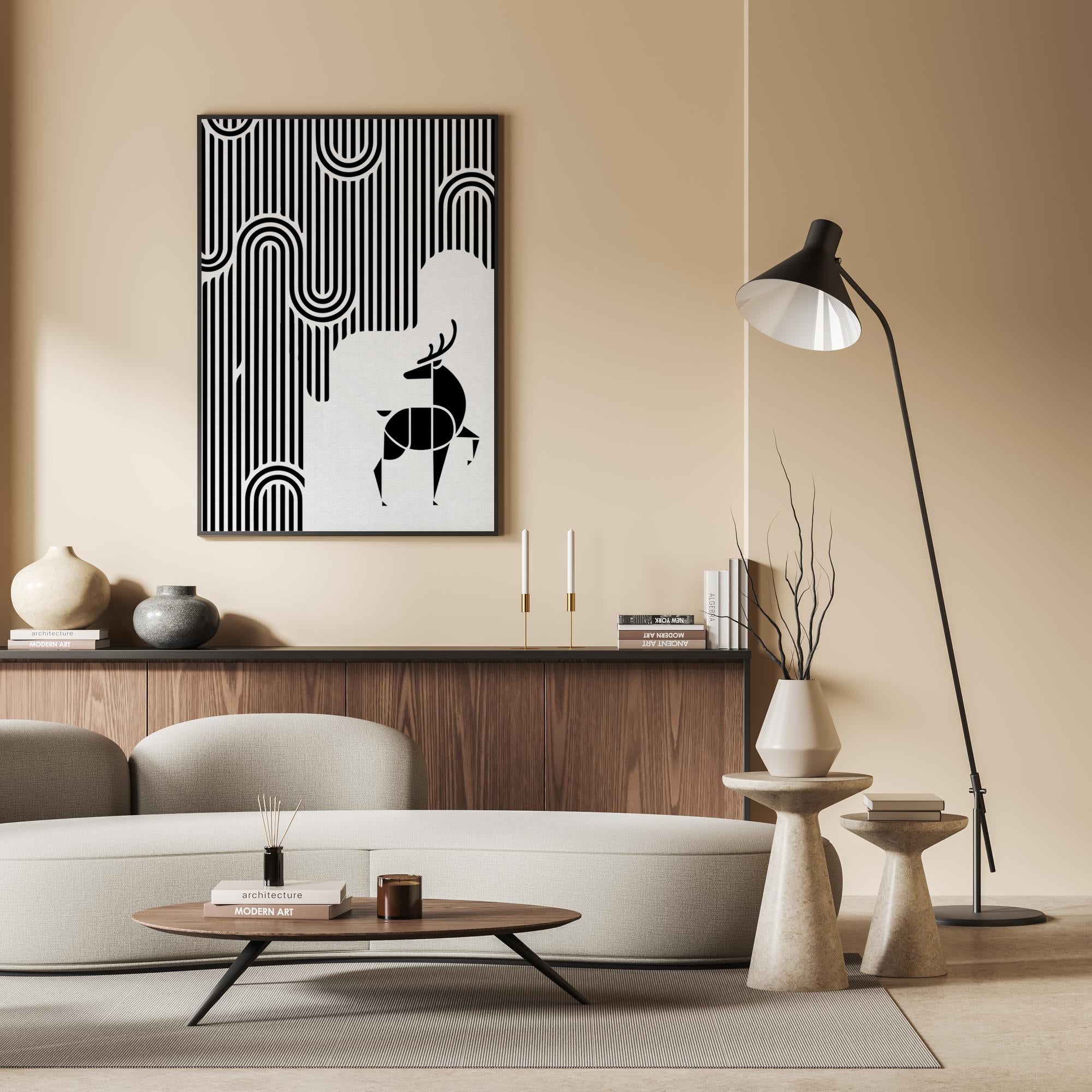 Region of Activity – The Graceful Deer Wall Art
