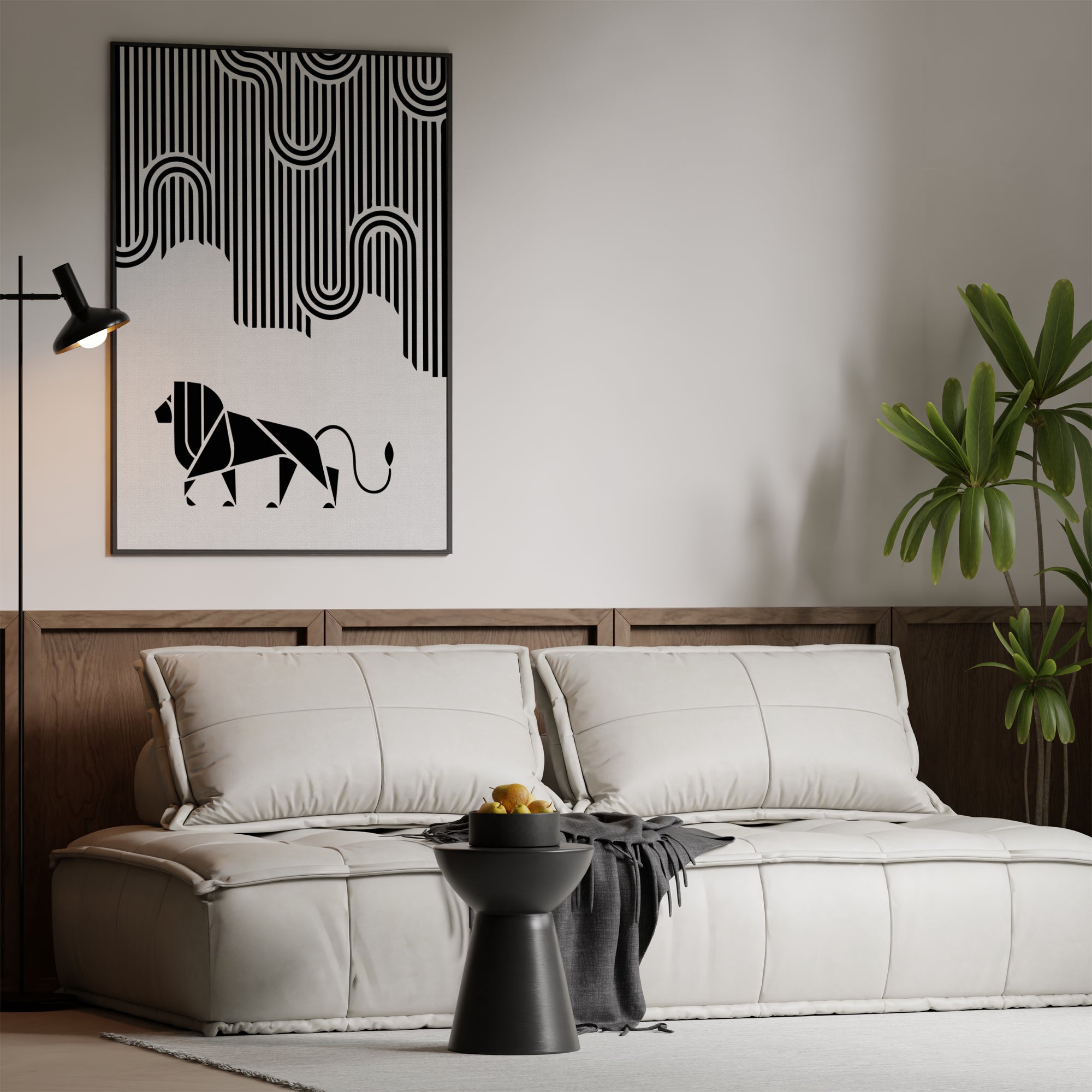Region of Power – The Majestic Lion Wall Art