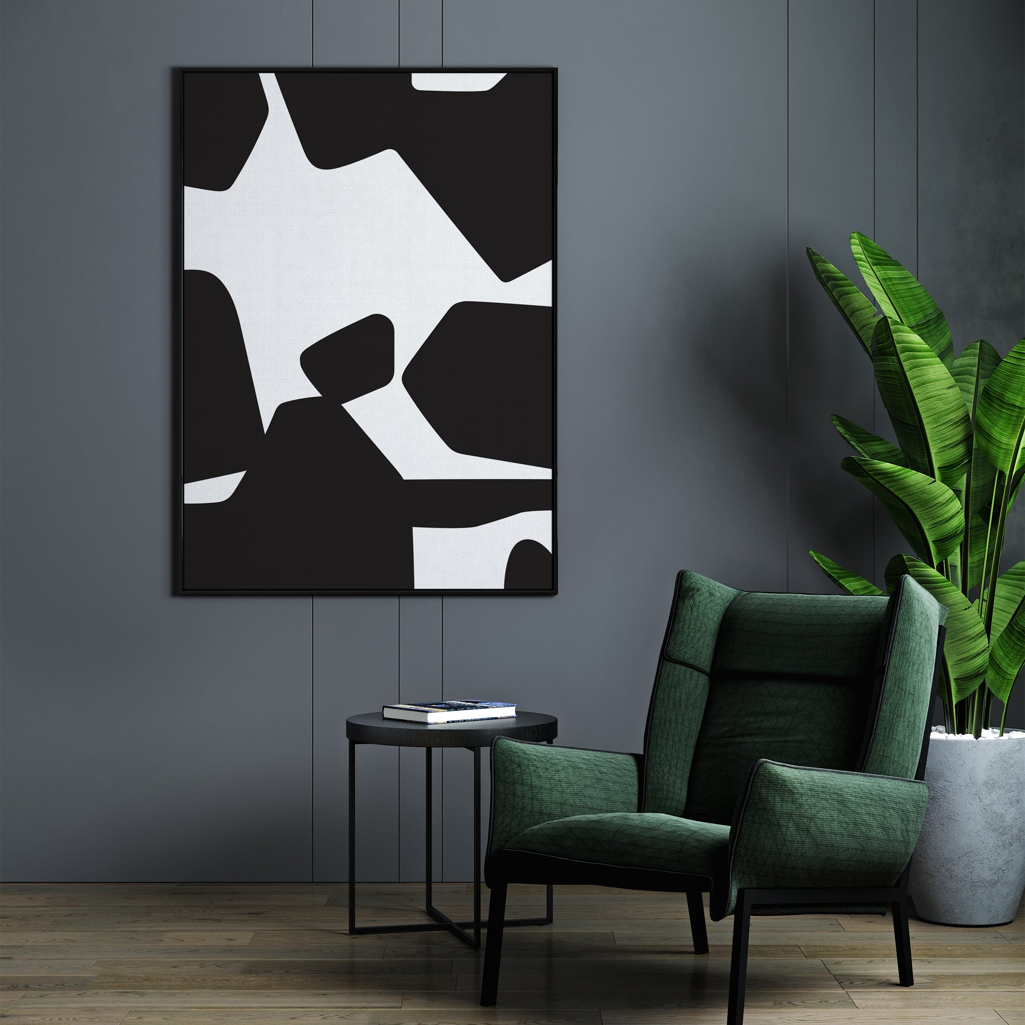 Flow of Modern Tiles -Wall Art Canvas Painting