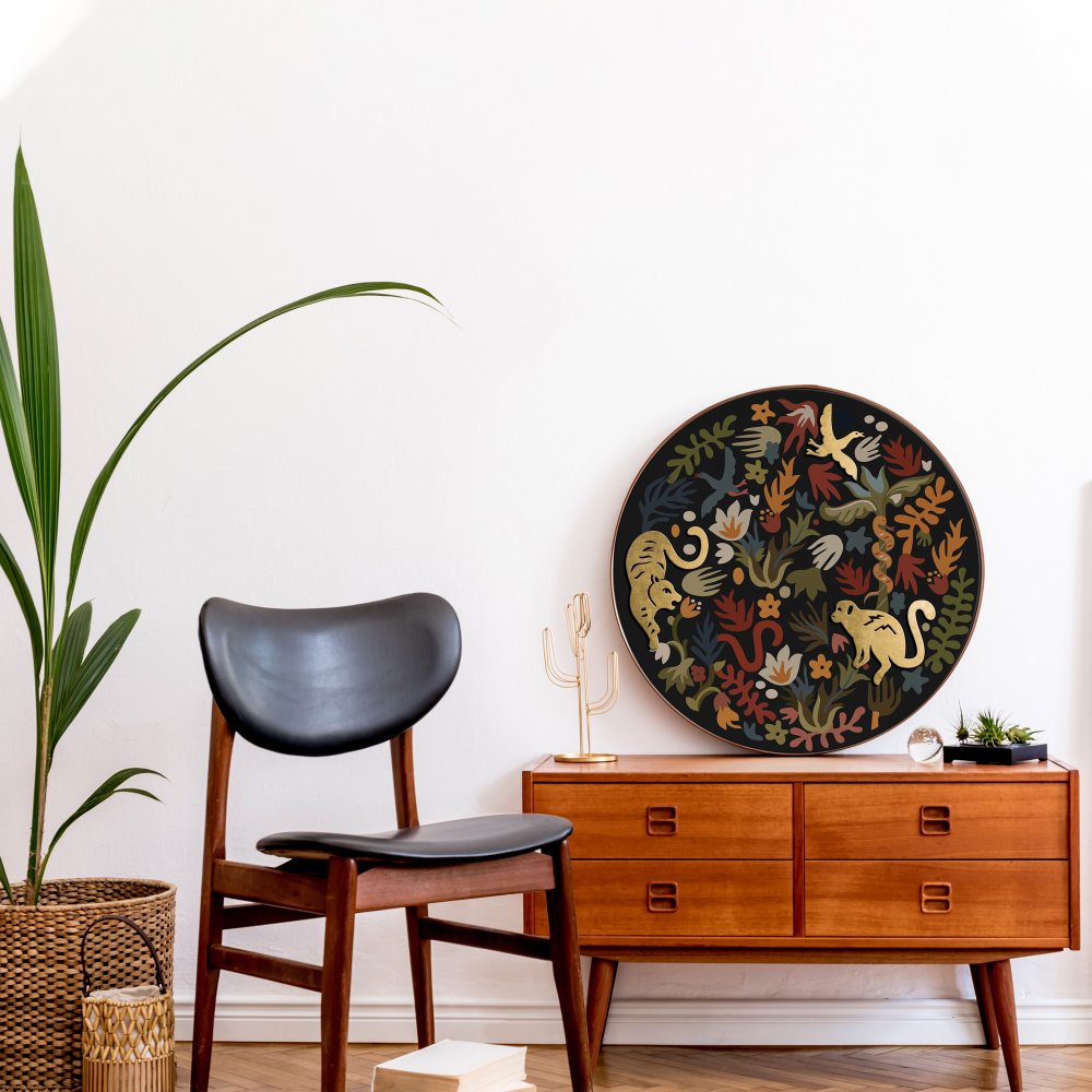 Among the wild - Brass mural