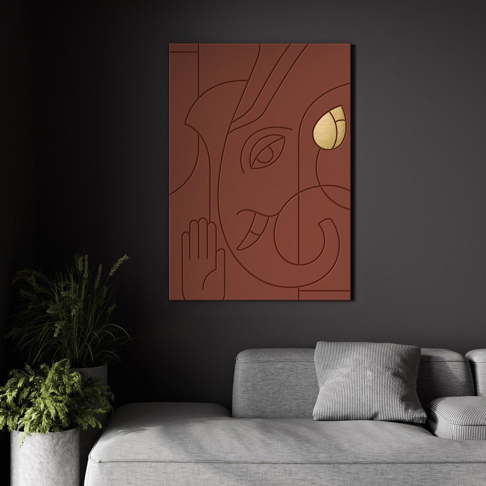 Divine Lines: The Blessing of Ganesha