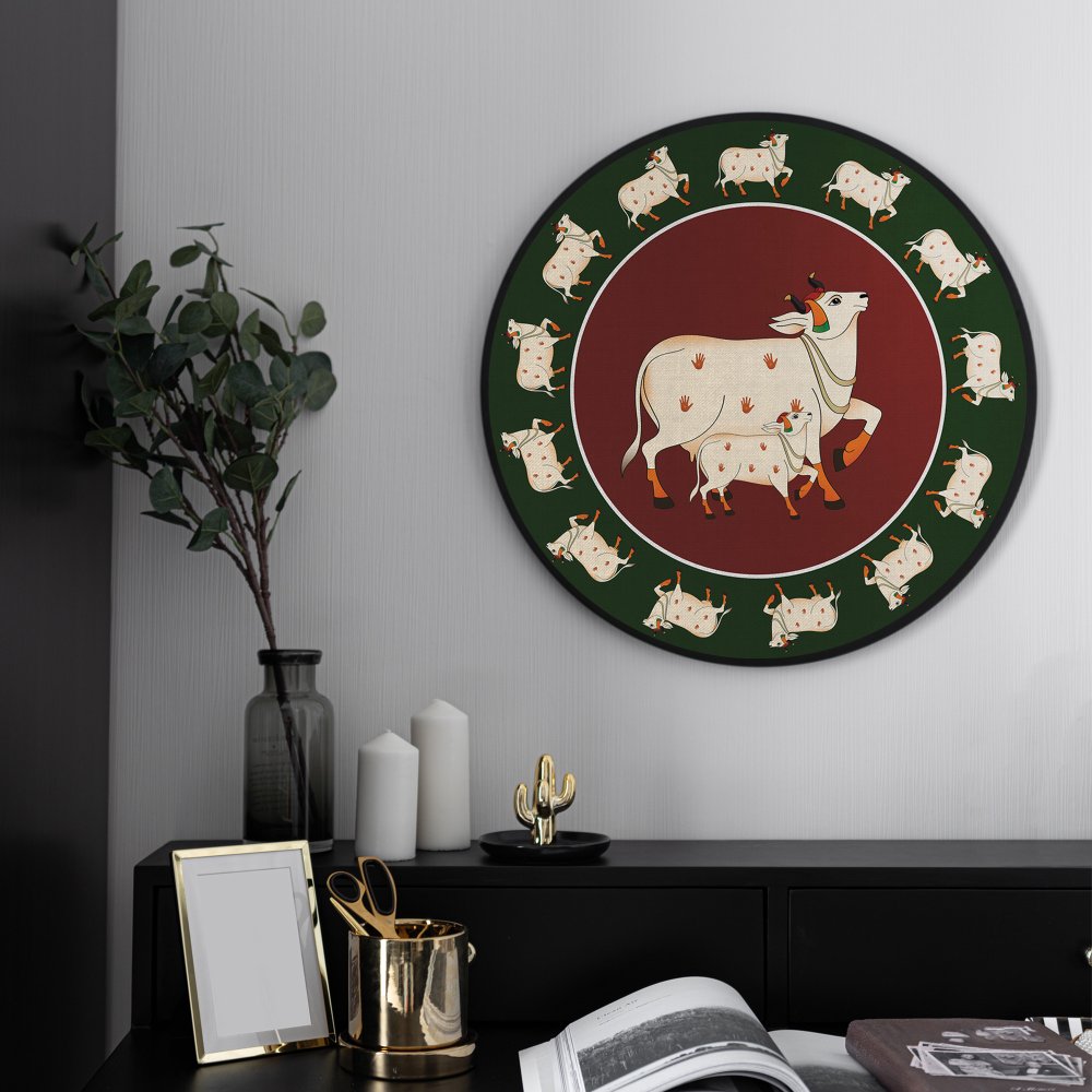 Pichwai - Group of Cows