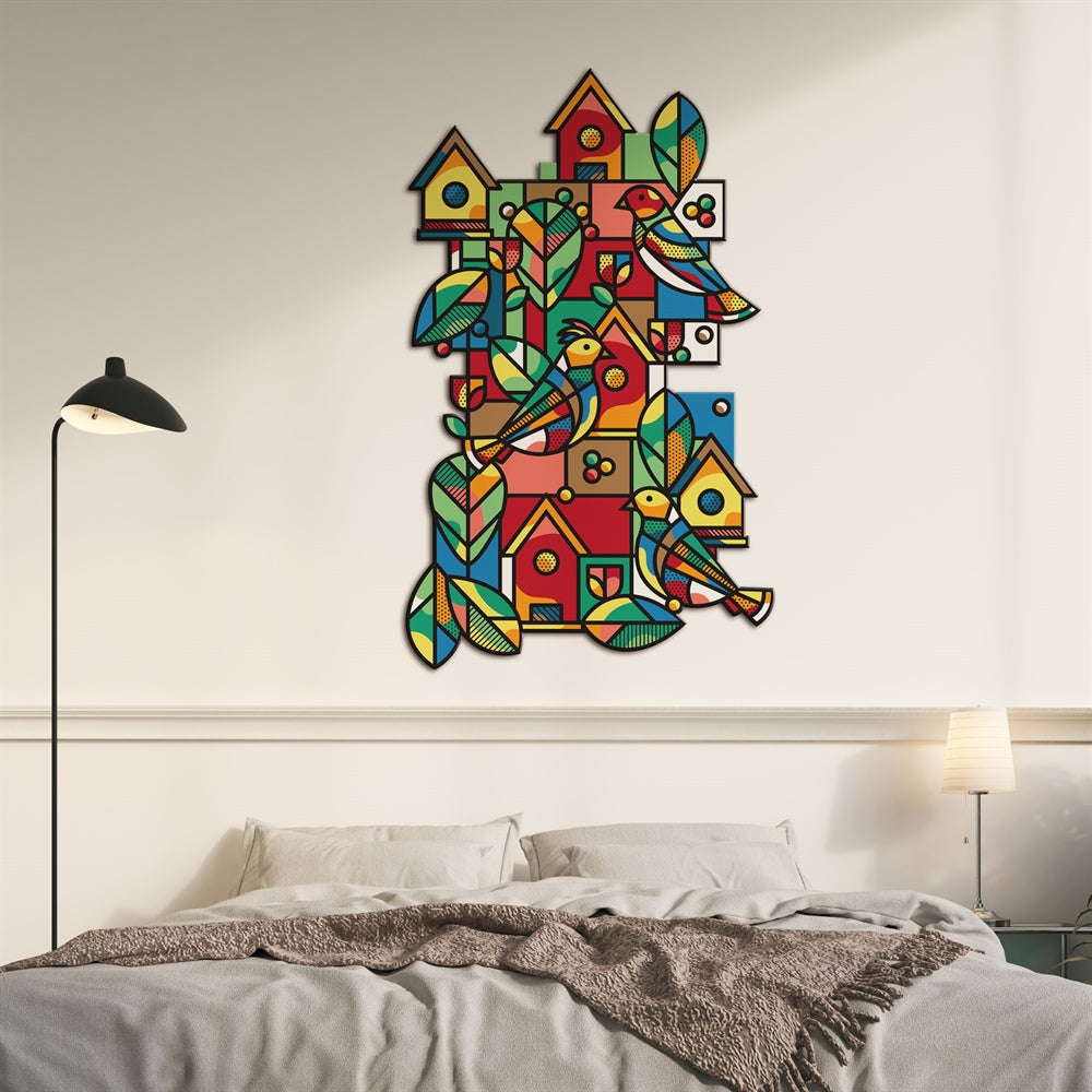 Colorful world of Jumig Birds