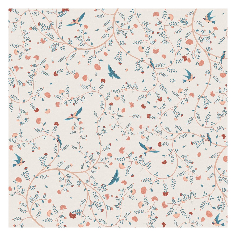 Winged Visitor - Blue