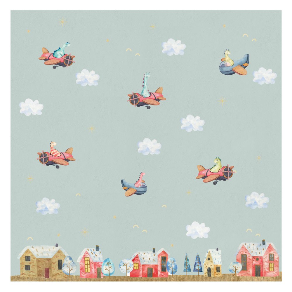 Farm Land Kids Room Wallpaper