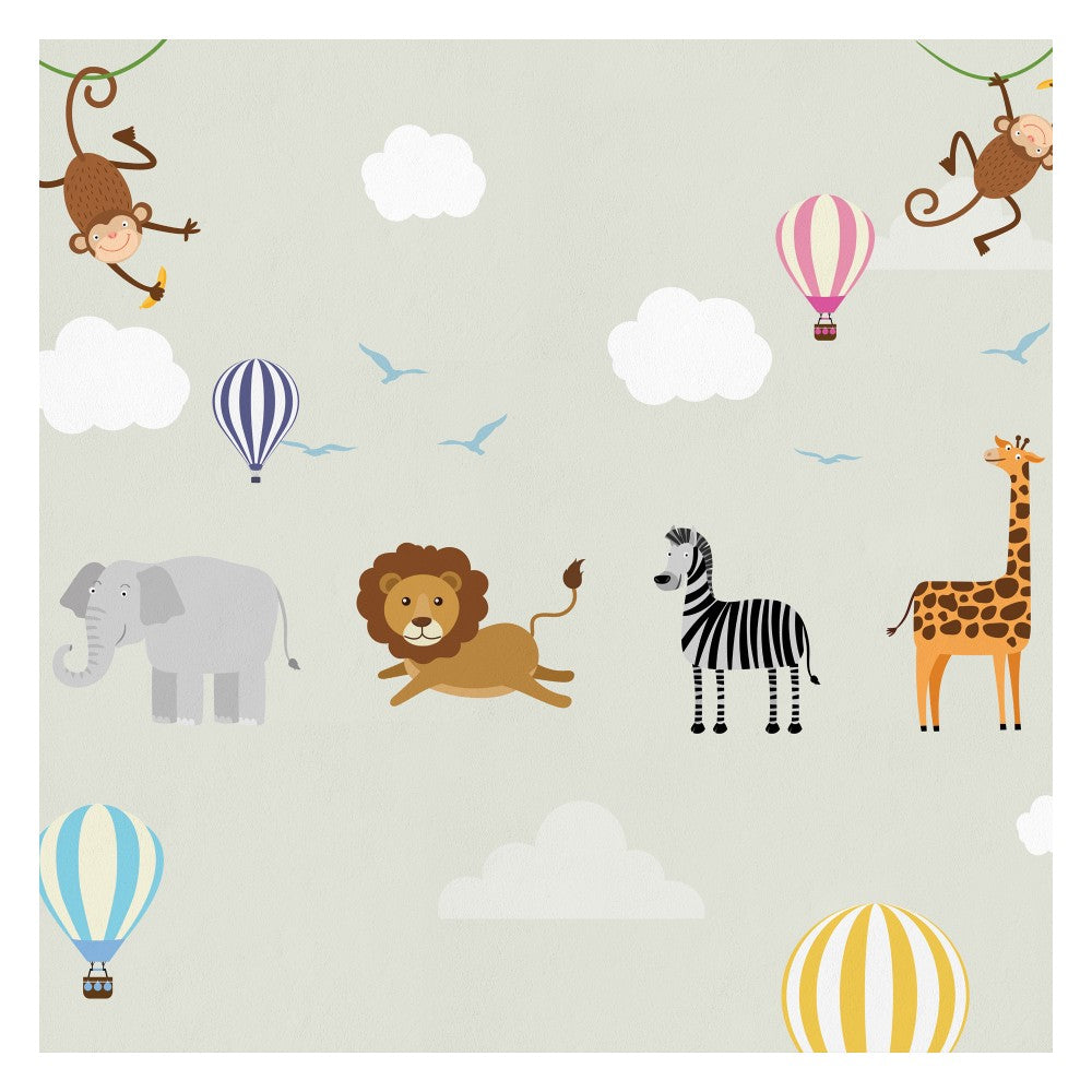 Animals Kids Room Wallpaper