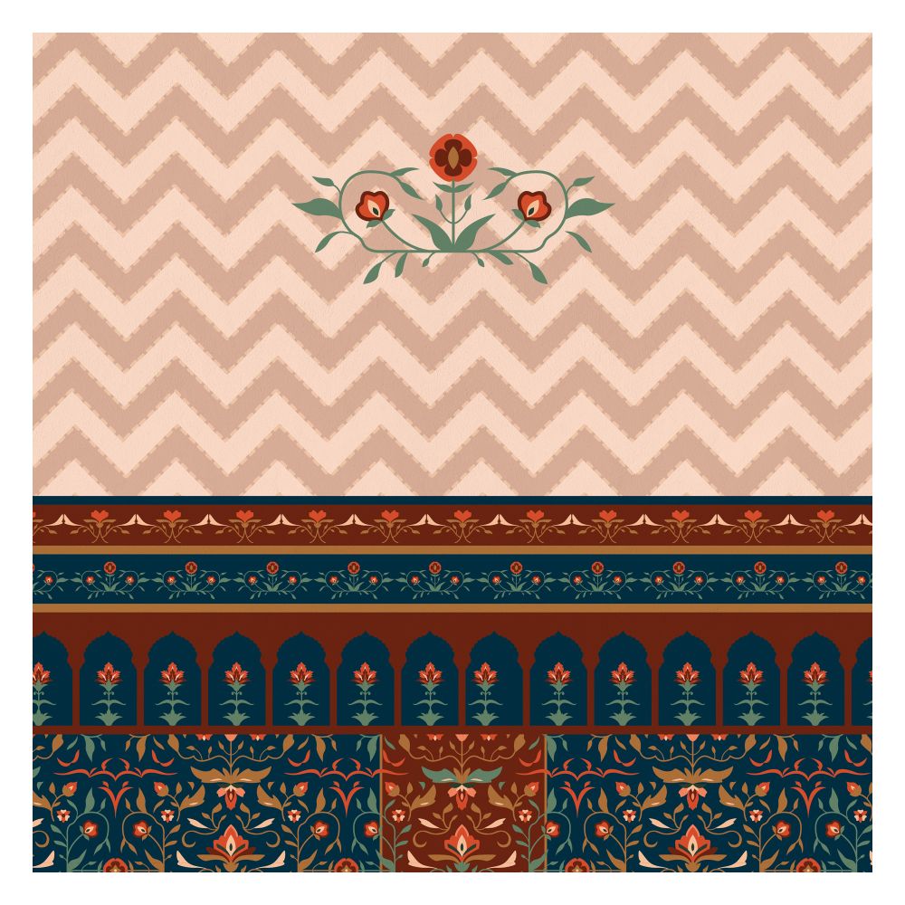 Blossom on wave Kids Room Wallpaper