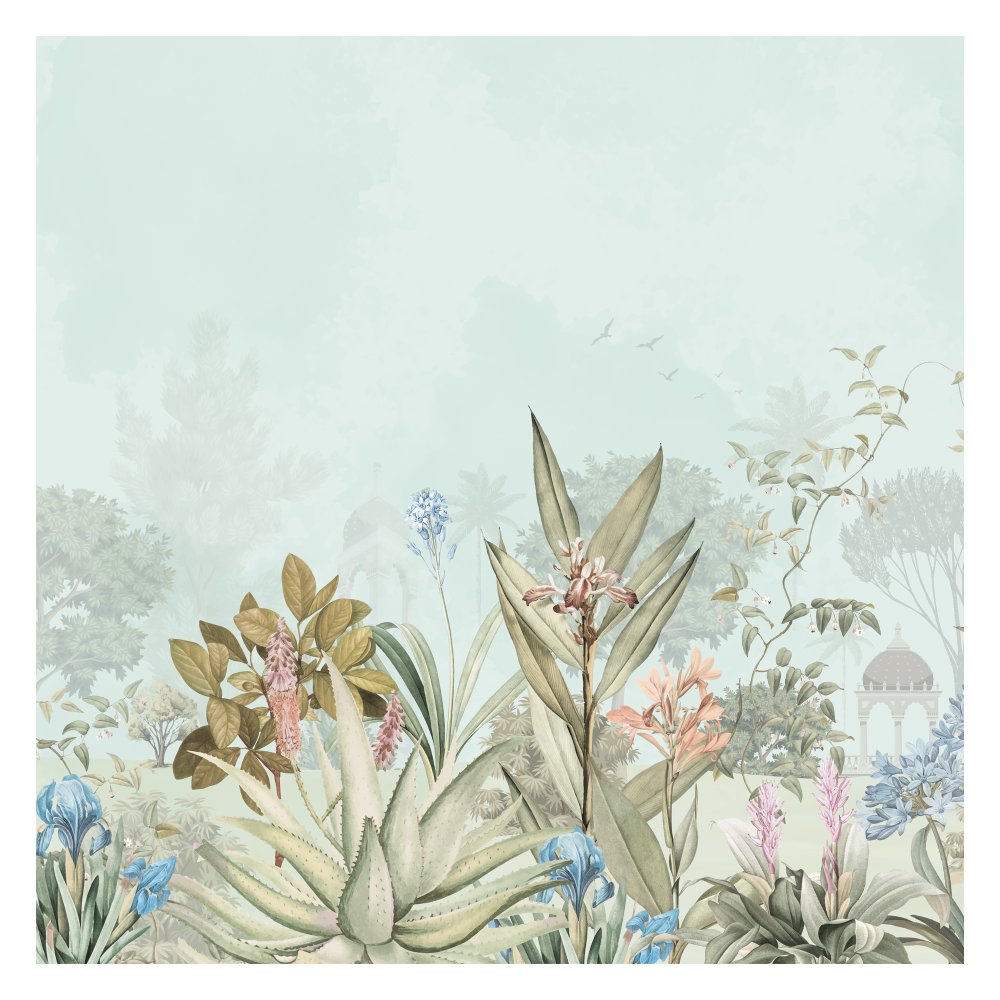 Pastel Paradise Abstract Wallpaper for bedroom