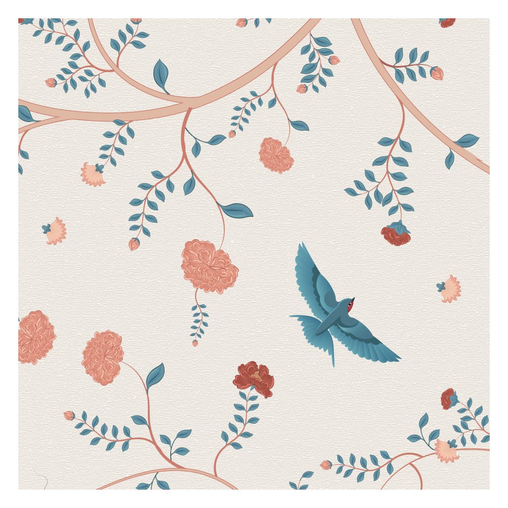 Winged Visitor - Blue