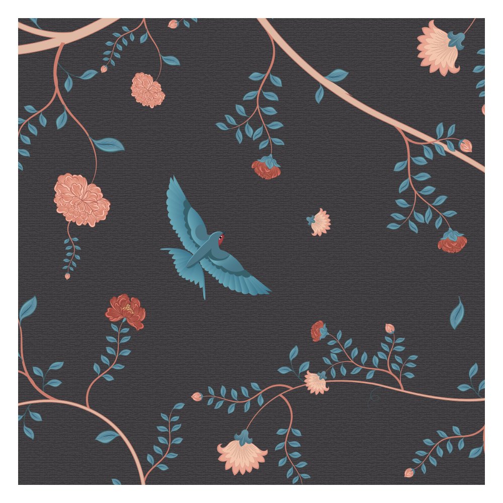 Winged Visitor - Black