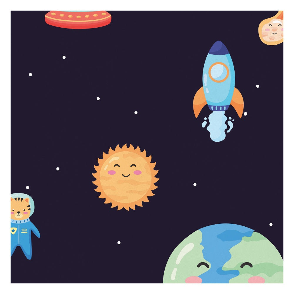 Space - Kids room wallpaper