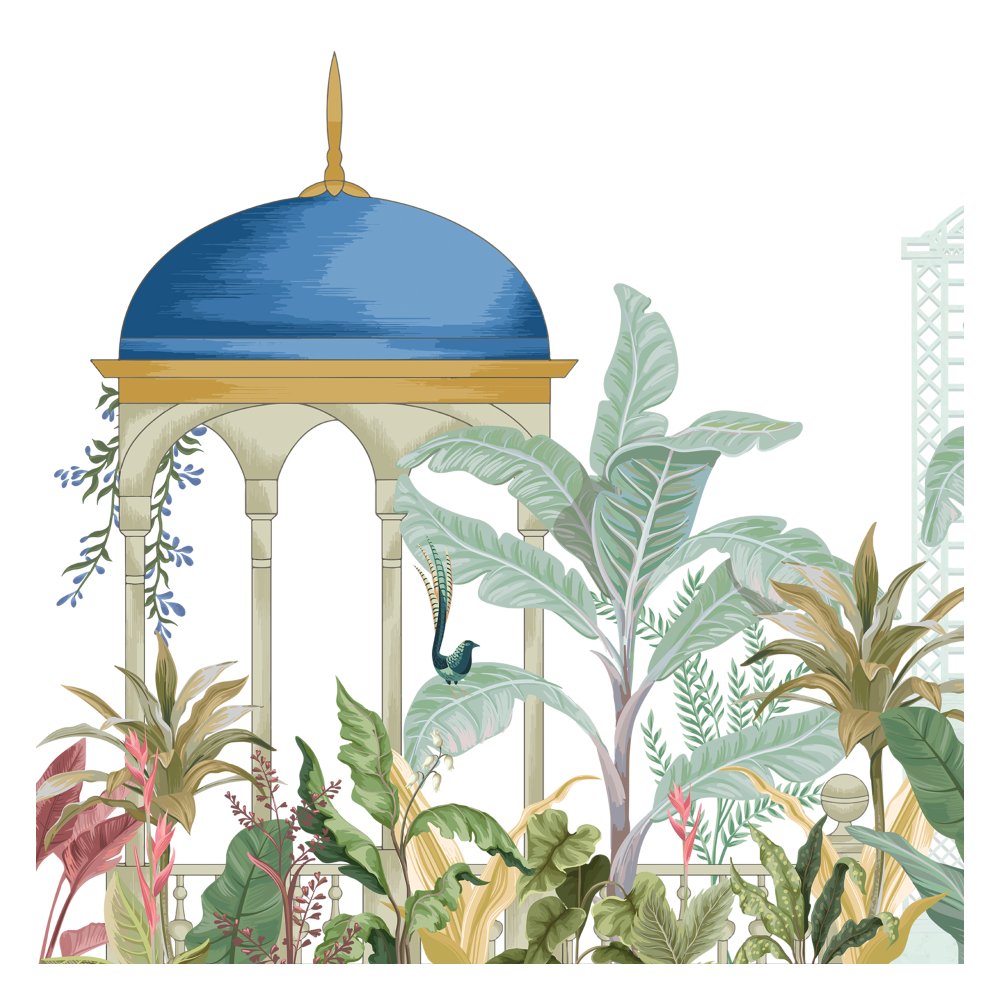 Aqua Dome wallpaper for home walls