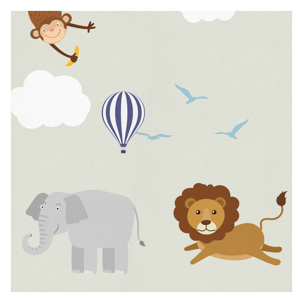Animals Kids Room Wallpaper