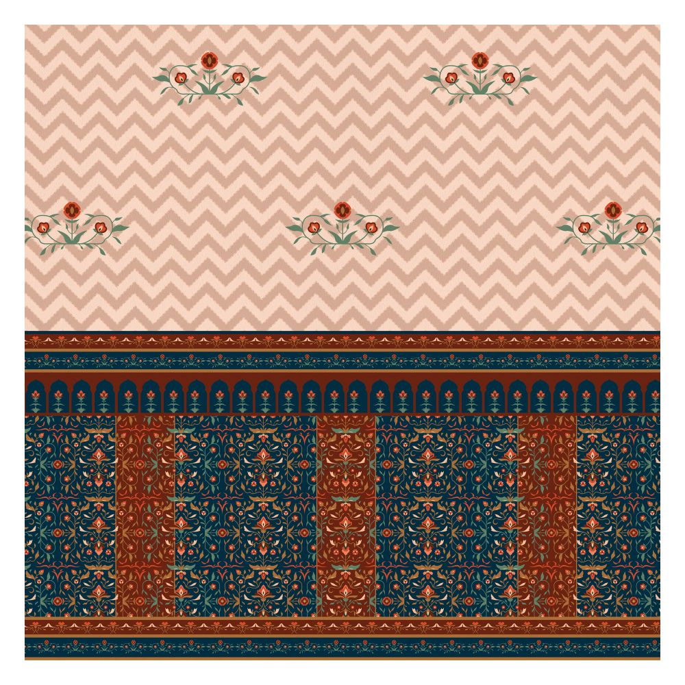 Blossom on wave Kids Room Wallpaper