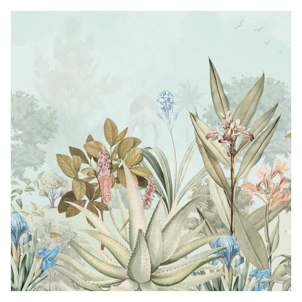 Pastel Paradise Abstract Wallpaper for bedroom