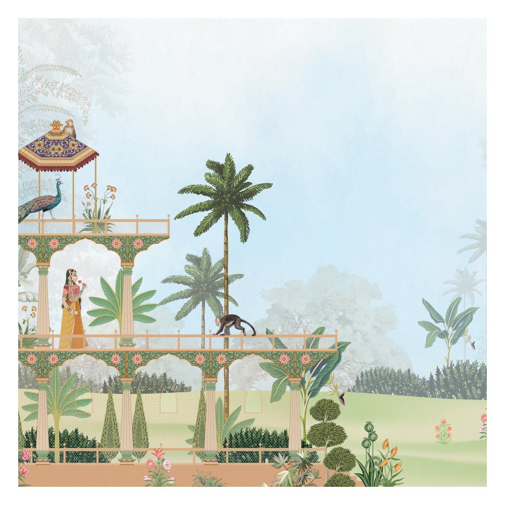 An evening at garden