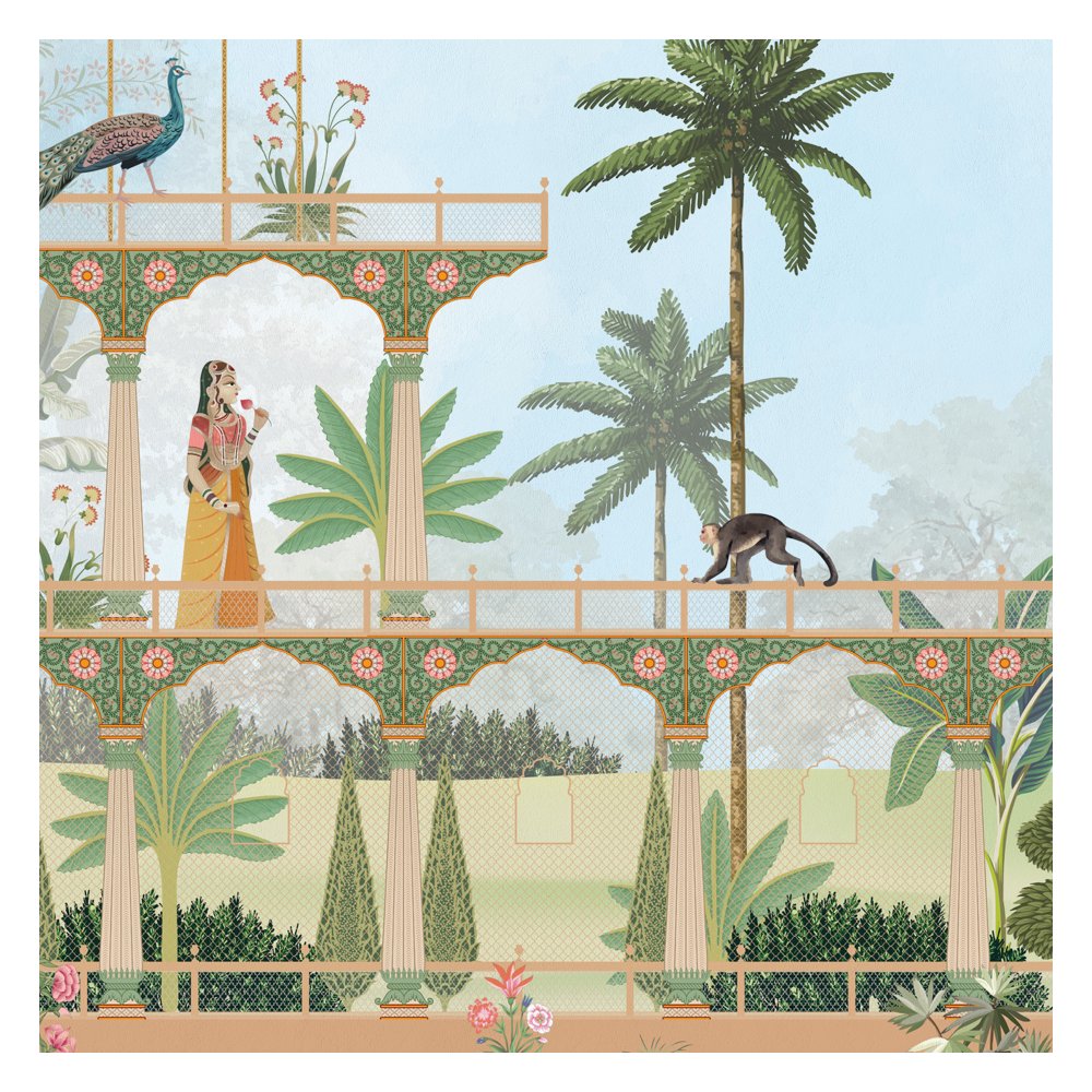 An evening at garden