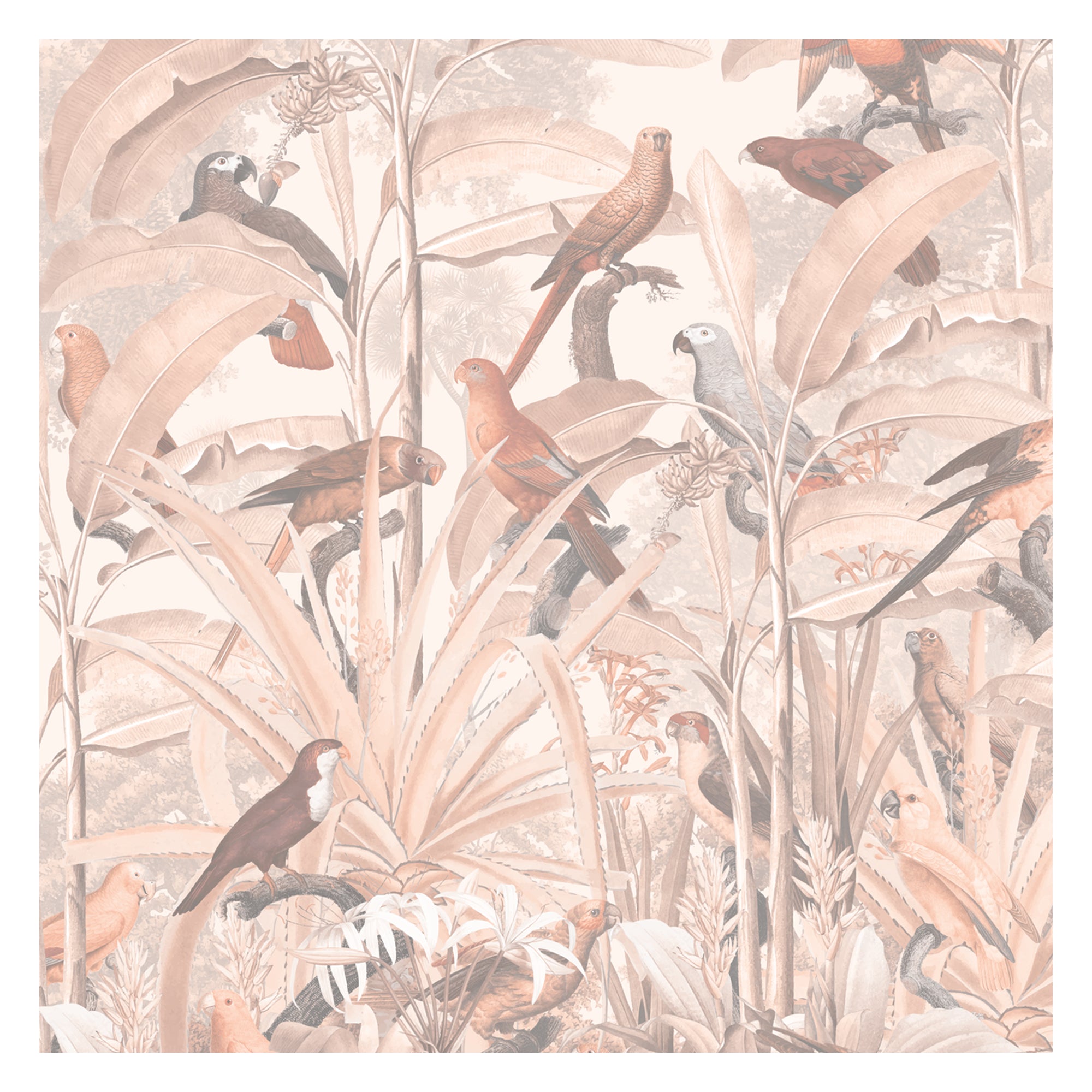 Flight in Pastel Tone Wallpaper