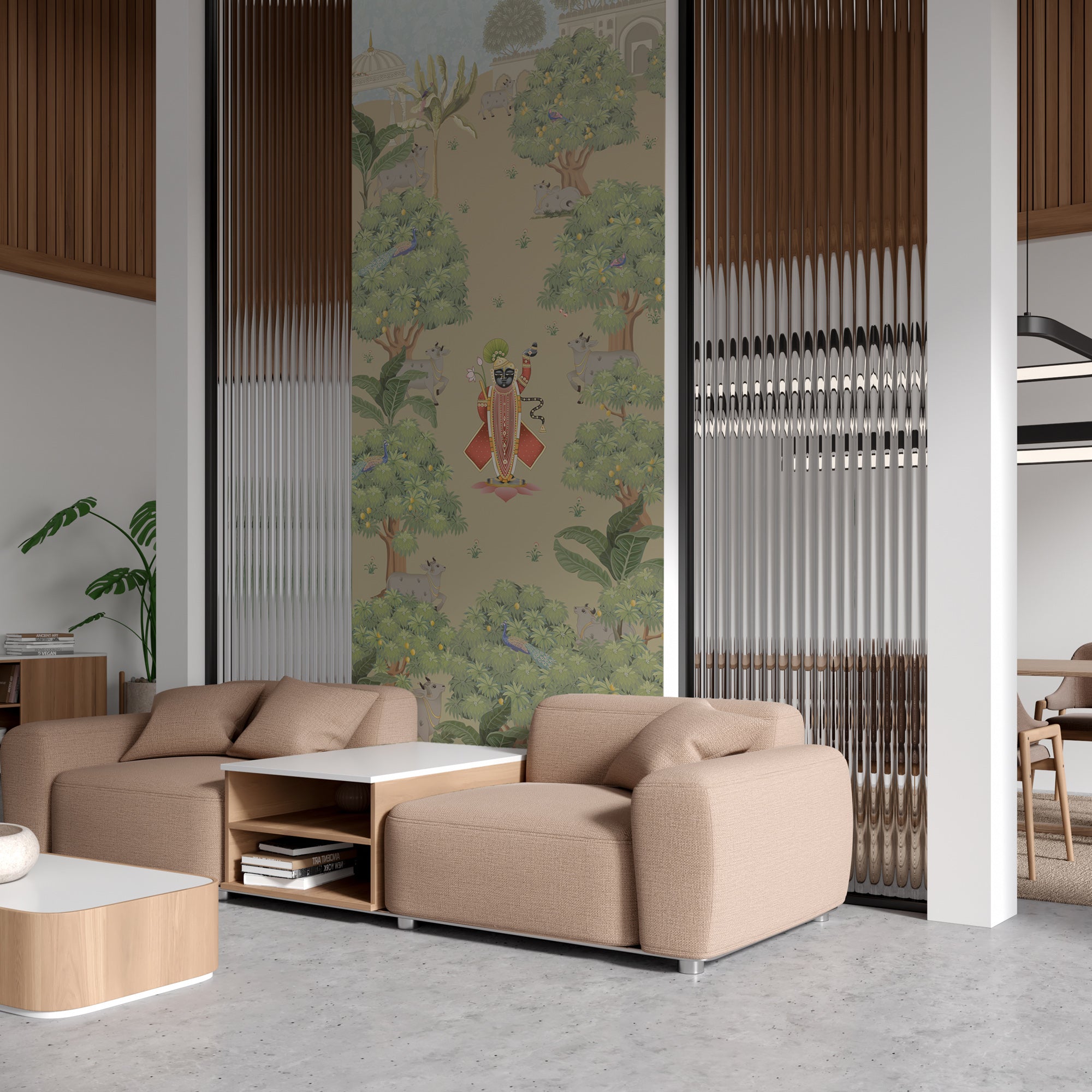 Krishna in the Sacred Grove