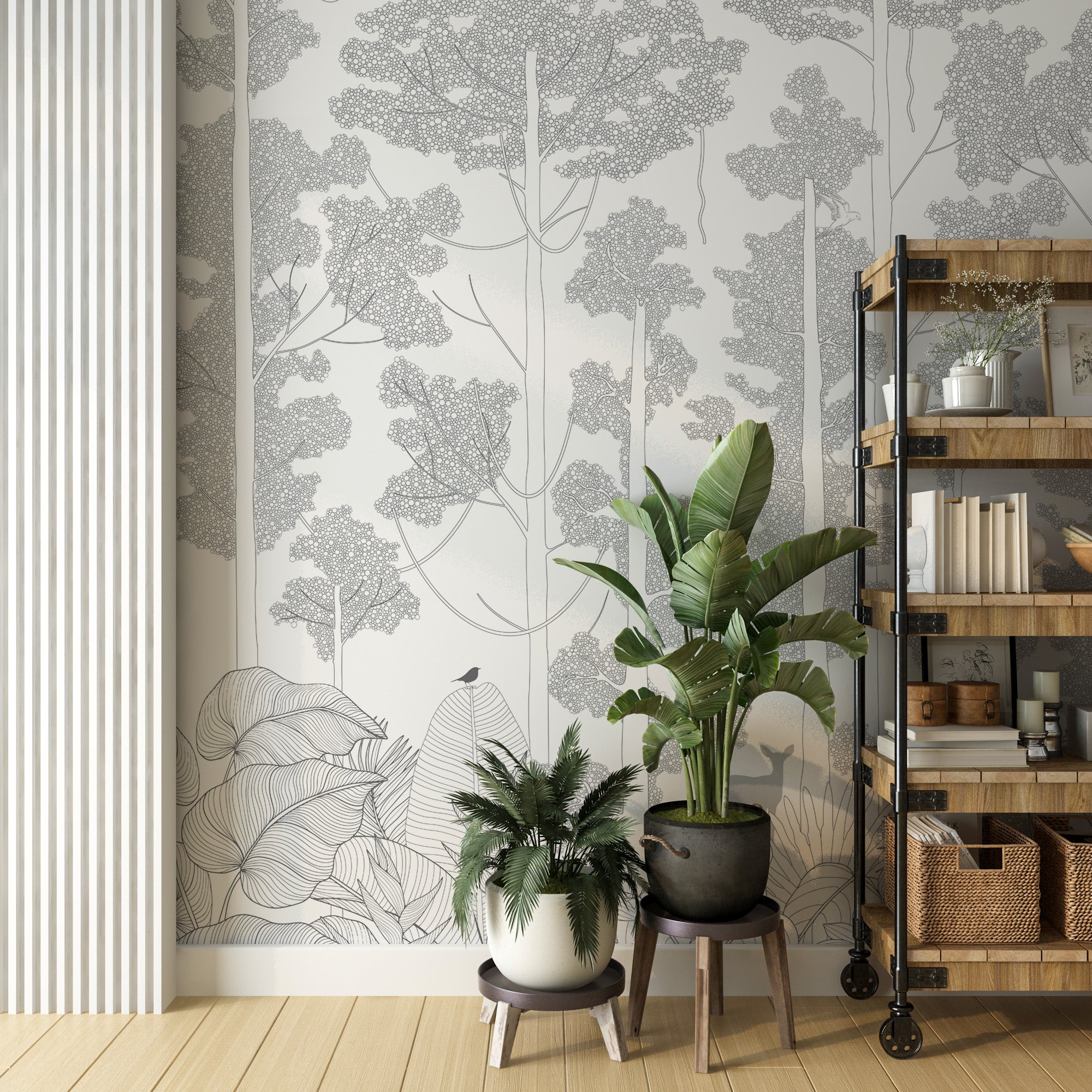 Whispering Woods: A Minimalist Retreat